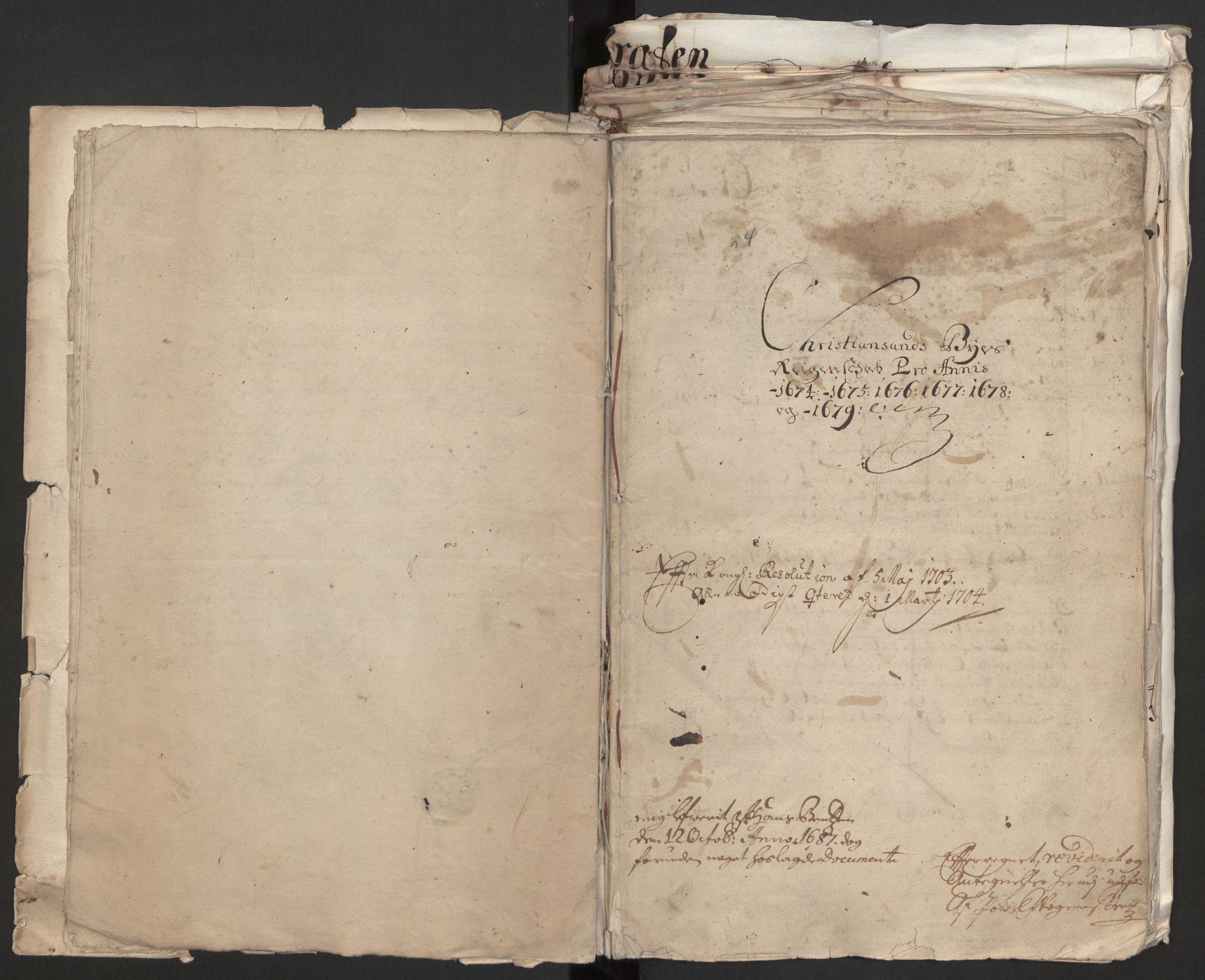 Rentekammeret inntil 1814, Reviderte regnskaper, Byregnskaper, AV/RA-EA-4066/R/Rm/L0258: [M1] Kontribusjonsregnskap, 1664-1700, s. 12