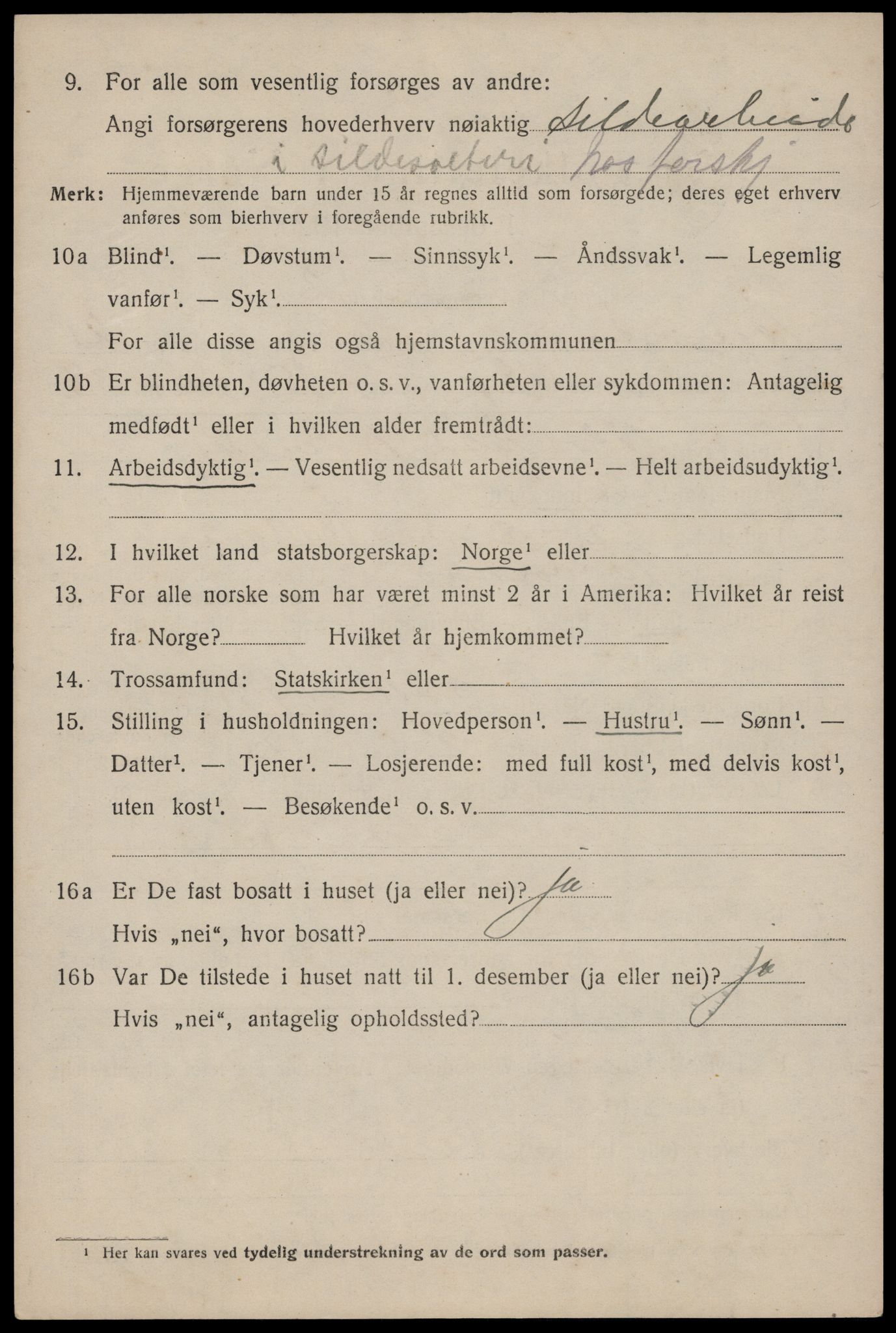 SAST, Folketelling 1920 for 1152 Torvastad herred, 1920, s. 2905