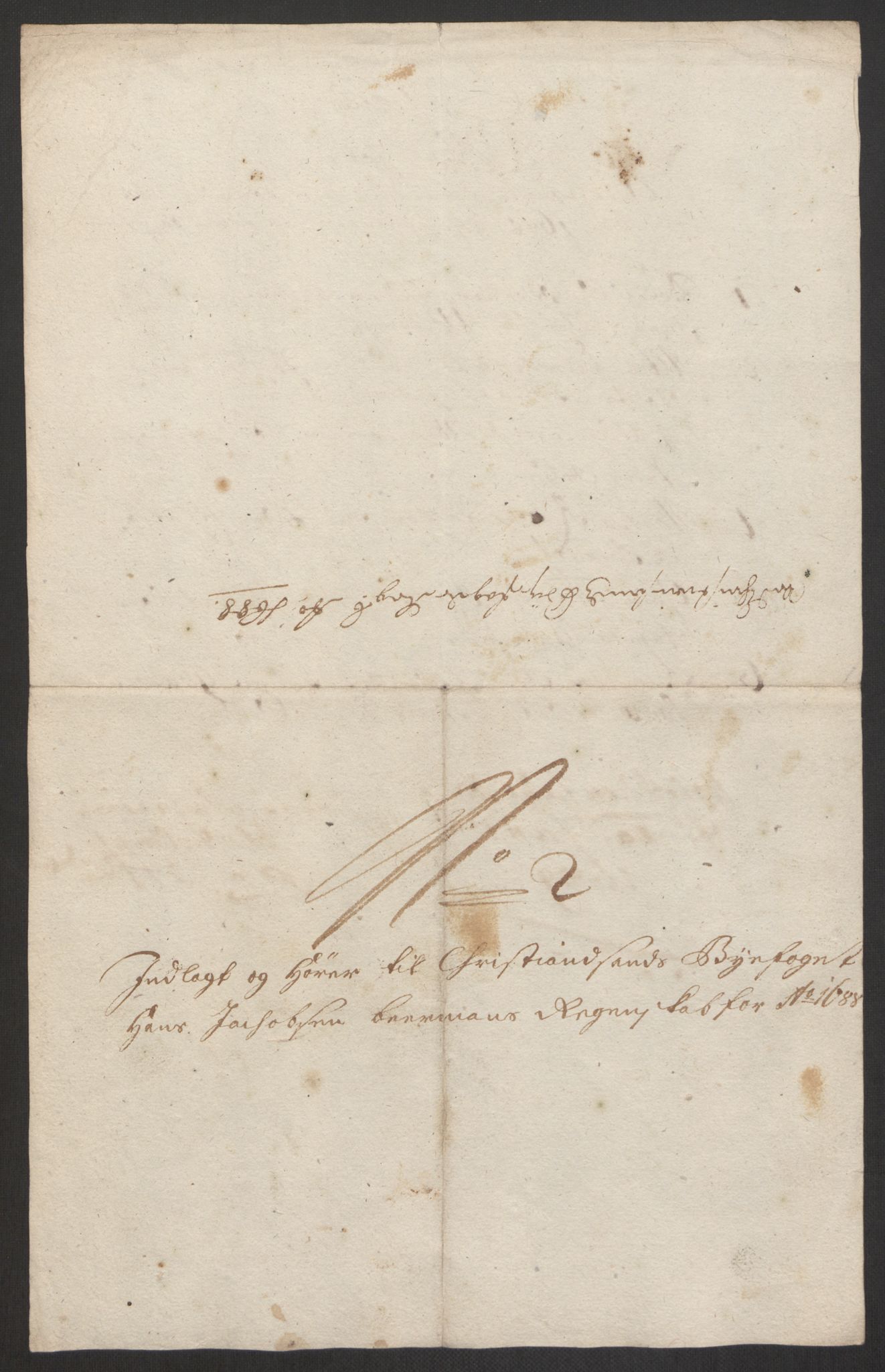 Rentekammeret inntil 1814, Reviderte regnskaper, Byregnskaper, AV/RA-EA-4066/R/Rm/L0285: [M18] Sikt og sakefall, 1681-1718, s. 100