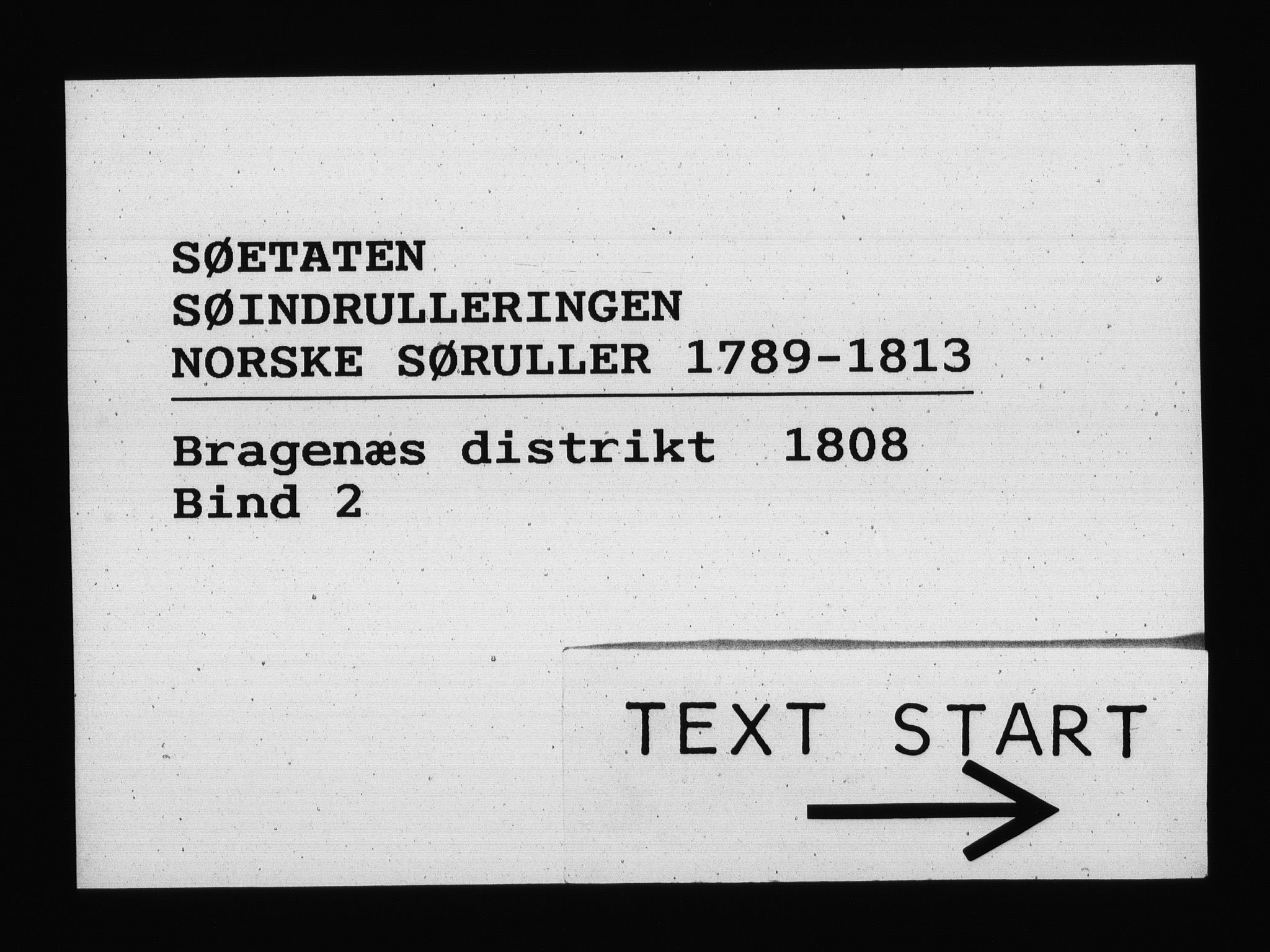 Sjøetaten, RA/EA-3110/F/L0153: Bragernes distrikt, bind 2, 1808