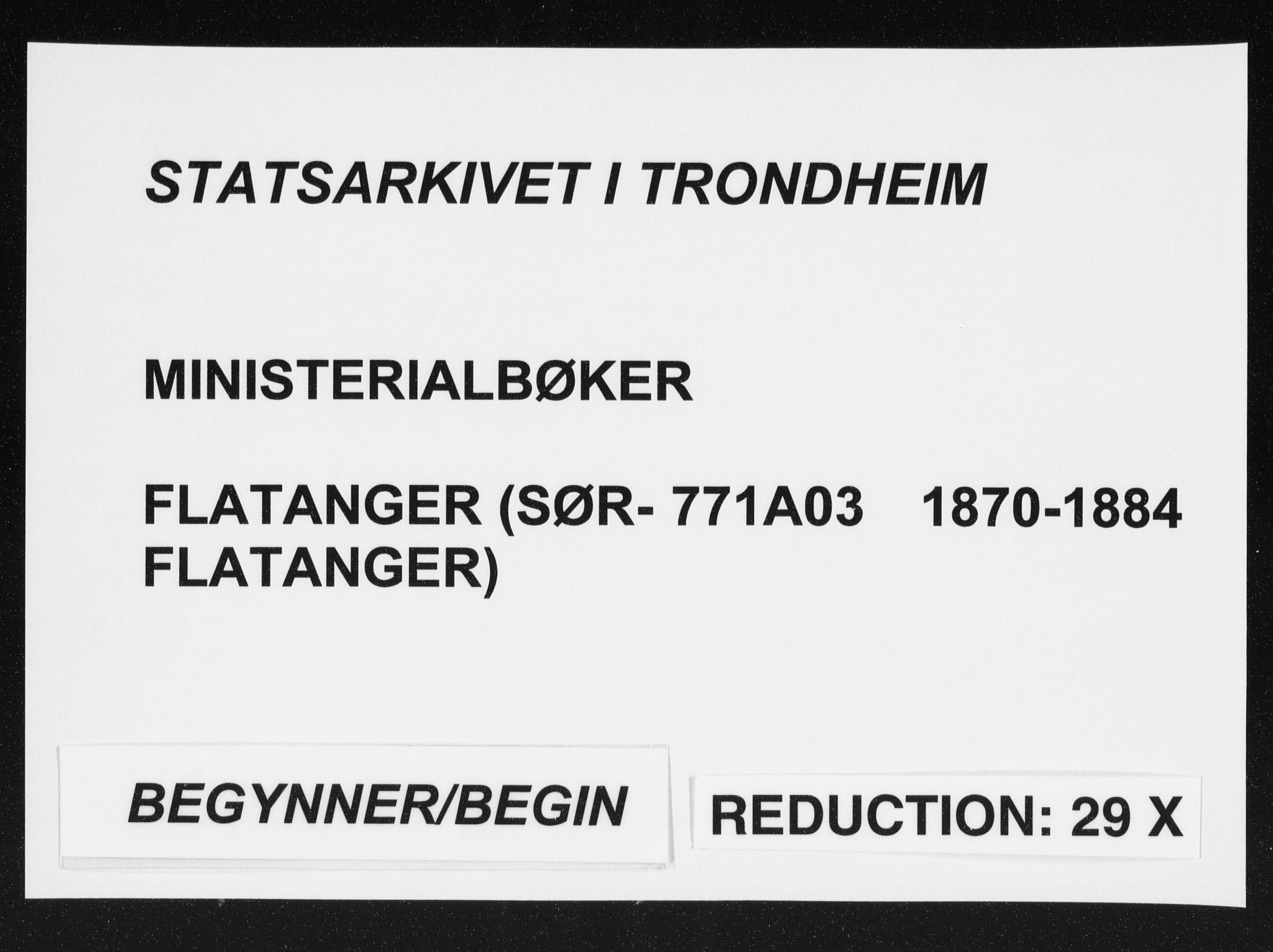 Ministerialprotokoller, klokkerbøker og fødselsregistre - Nord-Trøndelag, SAT/A-1458/771/L0596: Ministerialbok nr. 771A03, 1870-1884