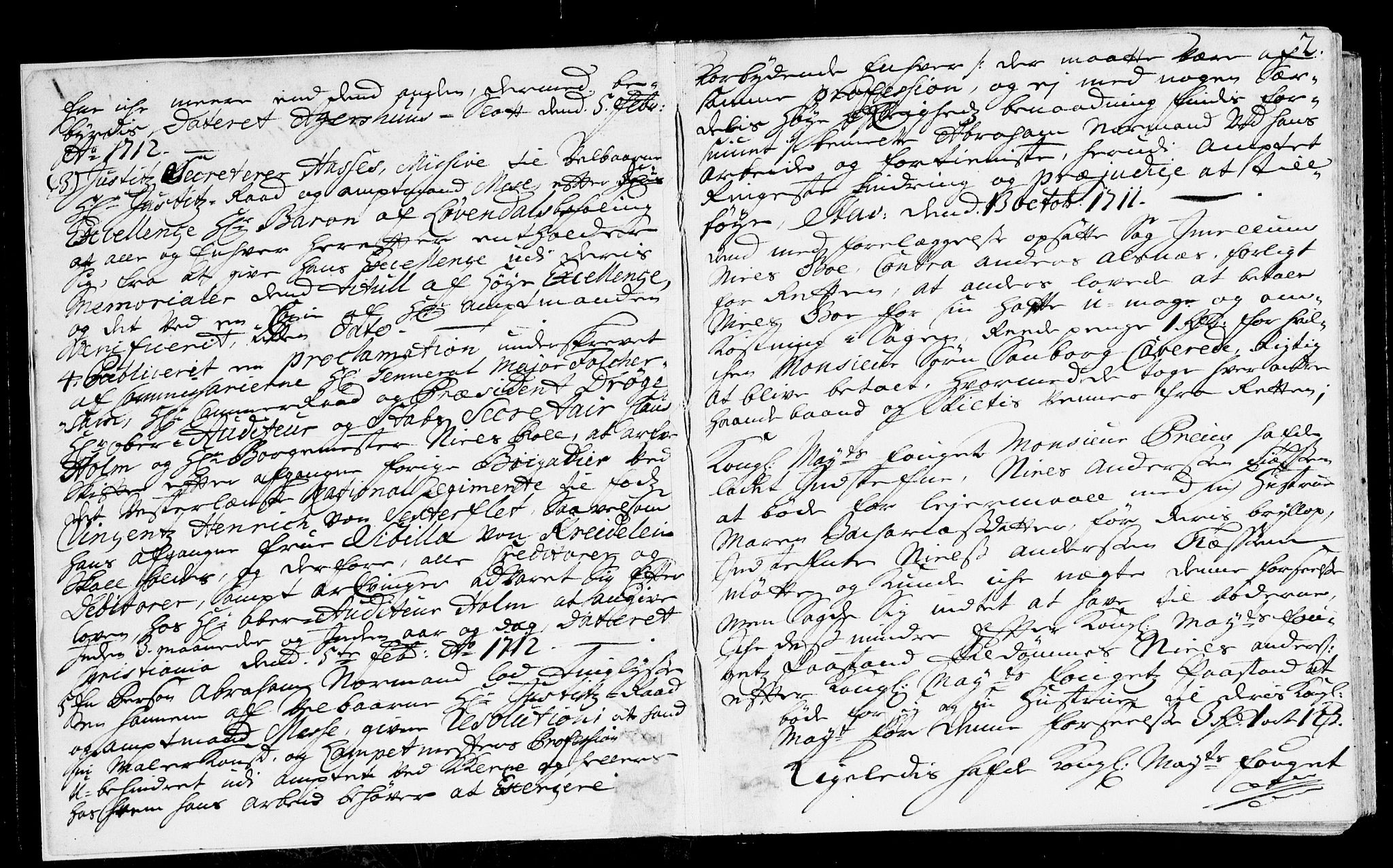 Jæren og Dalane sorenskriveri, AV/SAST-A-100306/3/30/30BA/L0067: TINGBOK, 1712, s. 1b-2a