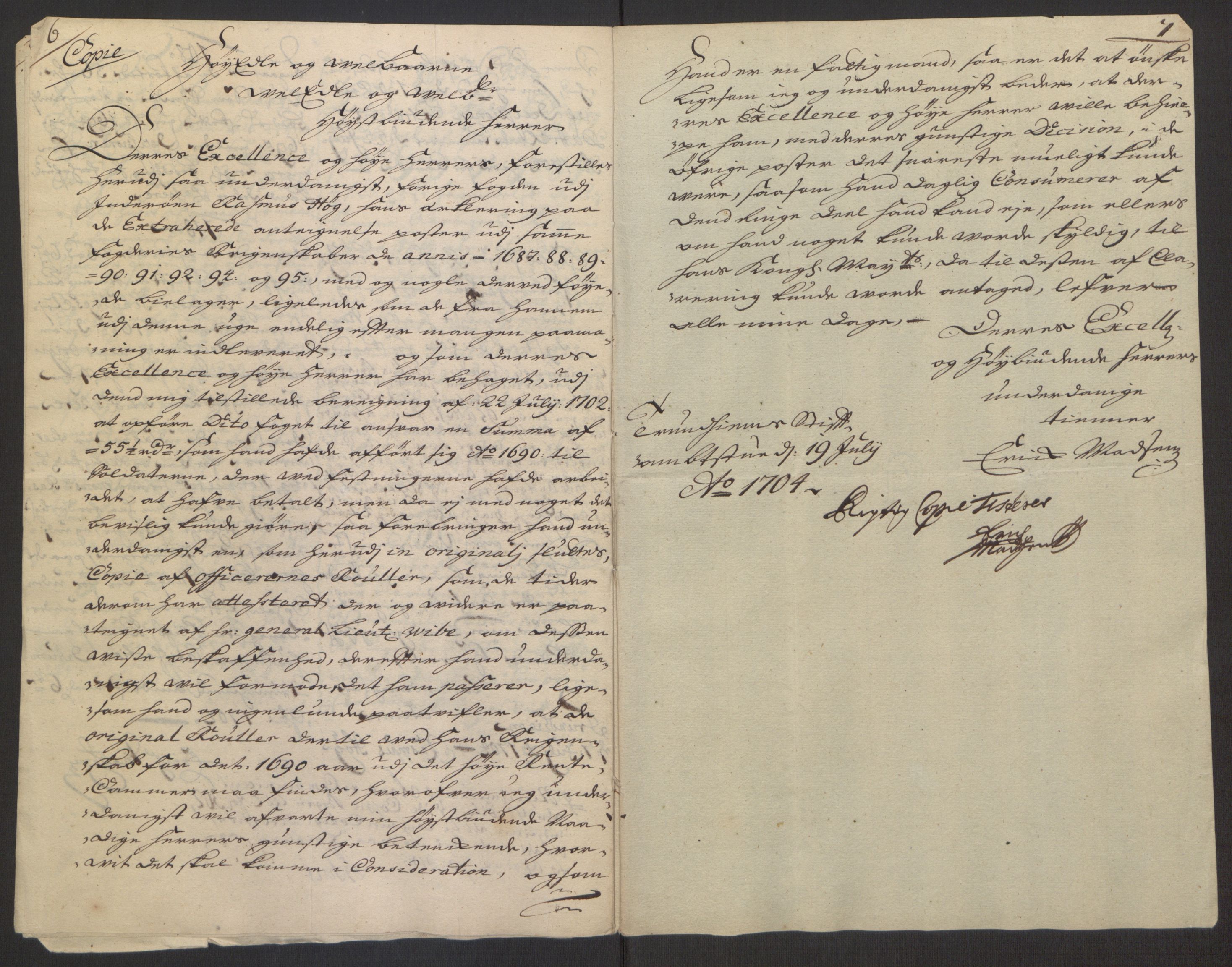 Rentekammeret inntil 1814, Reviderte regnskaper, Fogderegnskap, RA/EA-4092/R63/L4309: Fogderegnskap Inderøy, 1695-1697, s. 110
