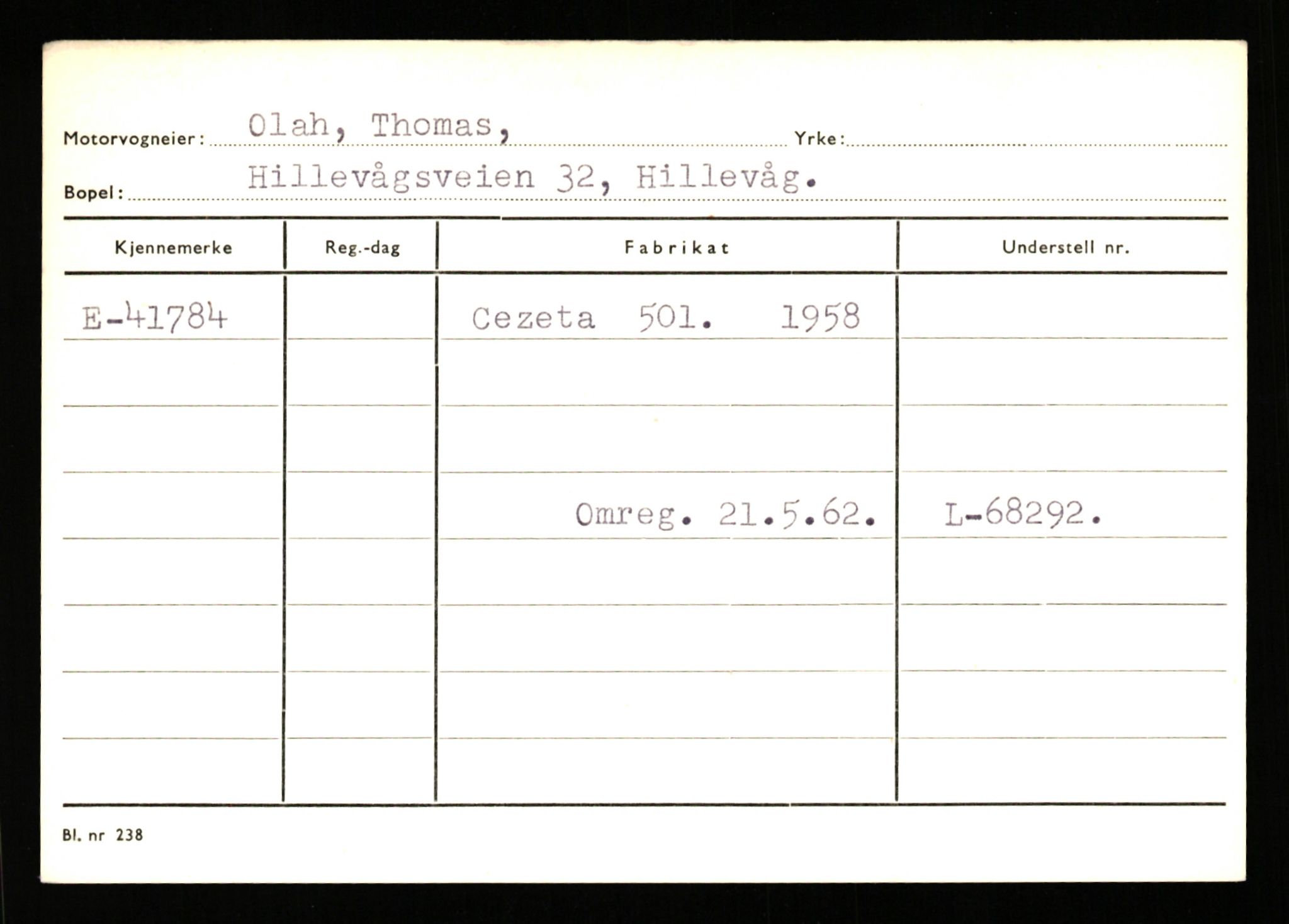 Stavanger trafikkstasjon, AV/SAST-A-101942/0/G/L0006: Registreringsnummer: 34250 - 49007, 1930-1971, s. 2025