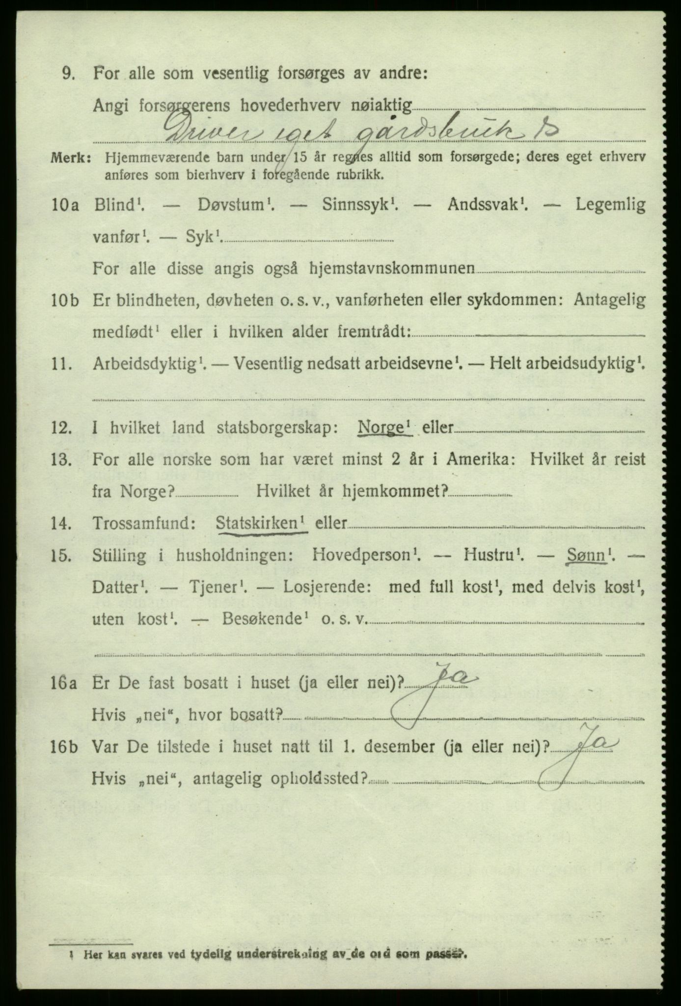 SAB, Folketelling 1920 for 1416 Kyrkjebø herred, 1920, s. 5964