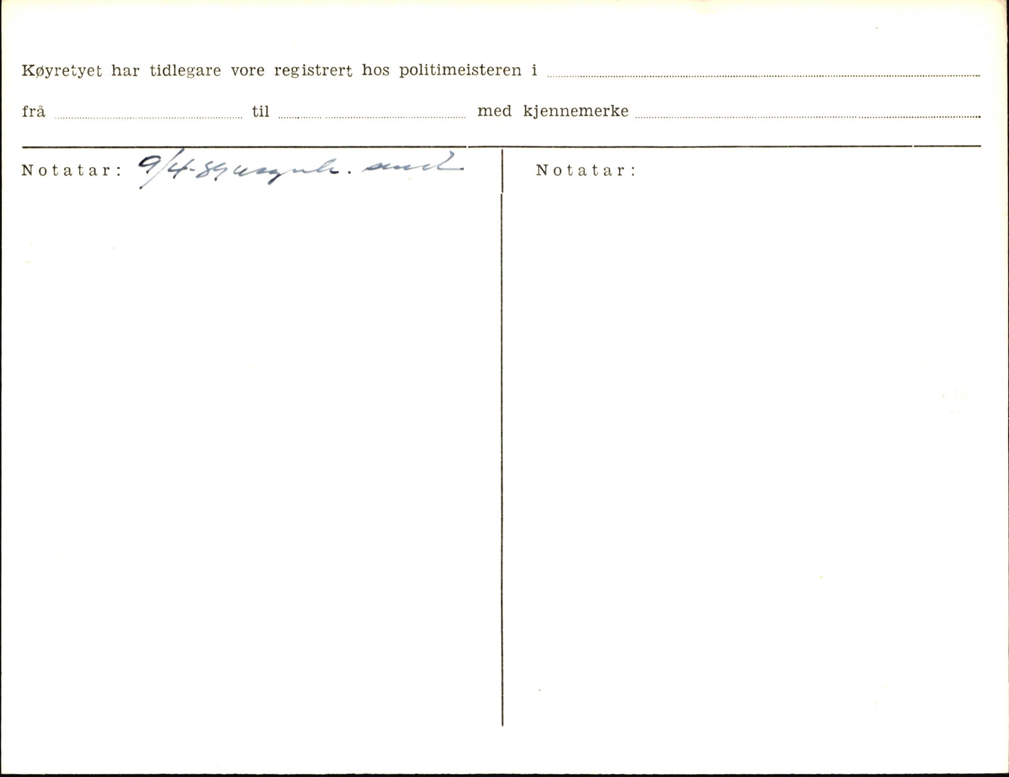 Statens vegvesen, Sogn og Fjordane vegkontor, AV/SAB-A-5301/4/F/L0004: Registerkort utmeldte Fjordane S2500-2700, S7200-7899, 1930-1961, s. 76