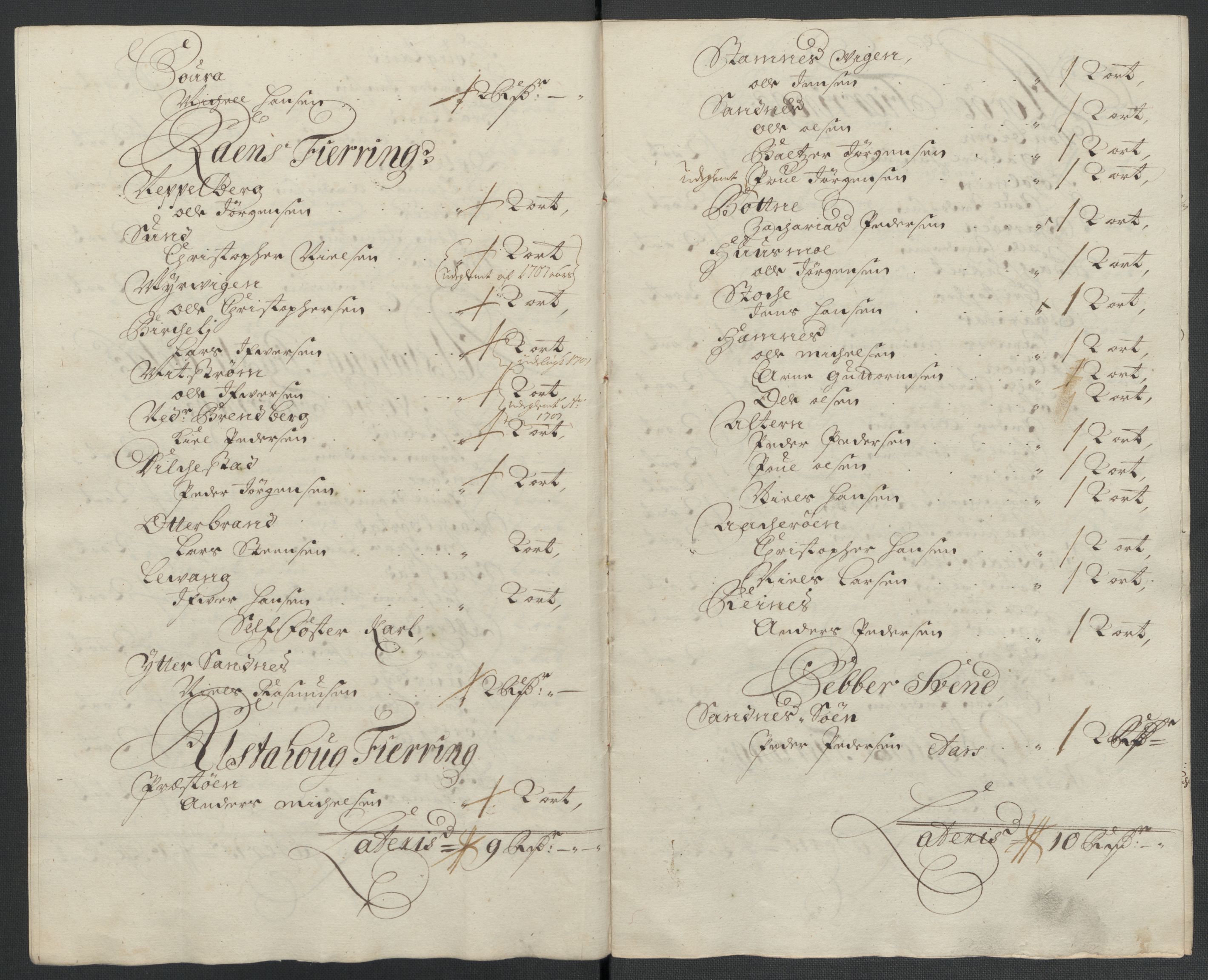 Rentekammeret inntil 1814, Reviderte regnskaper, Fogderegnskap, RA/EA-4092/R65/L4509: Fogderegnskap Helgeland, 1706-1707, s. 117