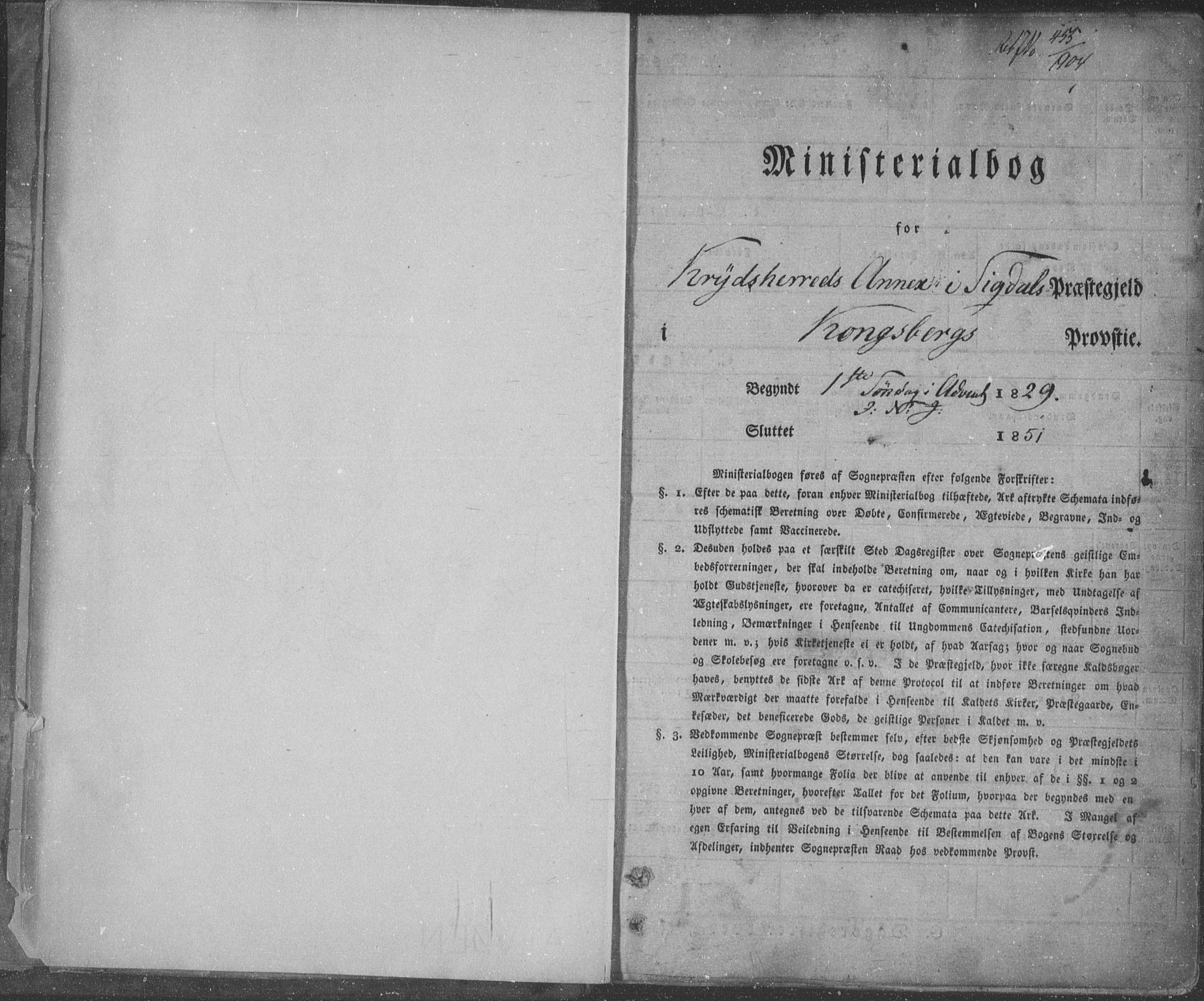 Krødsherad kirkebøker, SAKO/A-19/F/Fa/L0002: Ministerialbok nr. 2, 1829-1851