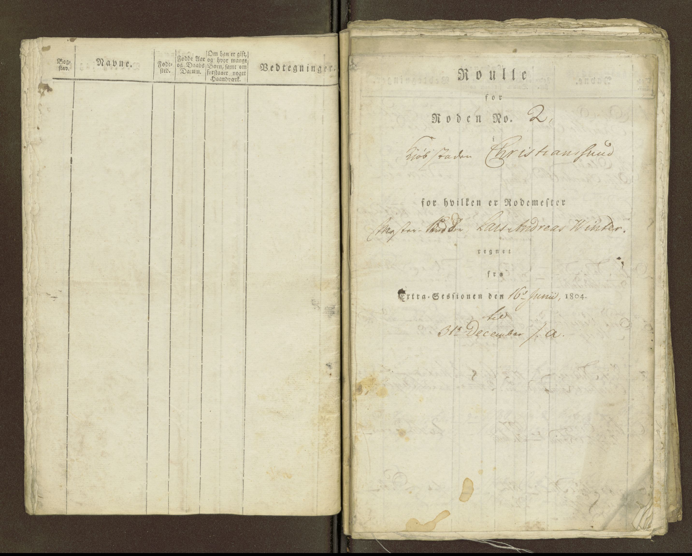 Sjøinnrulleringen - Trondhjemske distrikt, AV/SAT-A-5121/01/L0036/0003: -- / Ungdomsrulle for Kristiansund krets, 1804-1819, s. 59