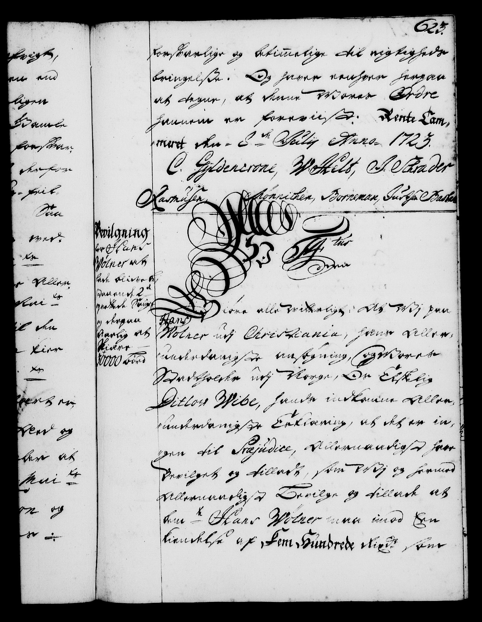 Rentekammeret, Kammerkanselliet, RA/EA-3111/G/Gg/Gga/L0001: Norsk ekspedisjonsprotokoll med register (merket RK 53.1), 1720-1723, s. 623