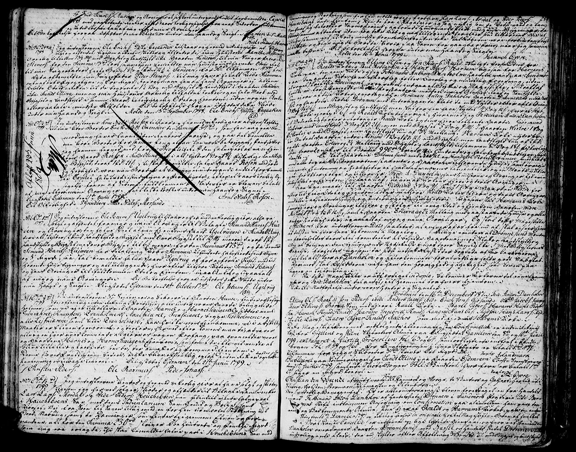 Romsdal sorenskriveri, SAT/A-4149/1/2/2C/L0006: Pantebok nr. 5 I-II, 1791-1806, s. 255