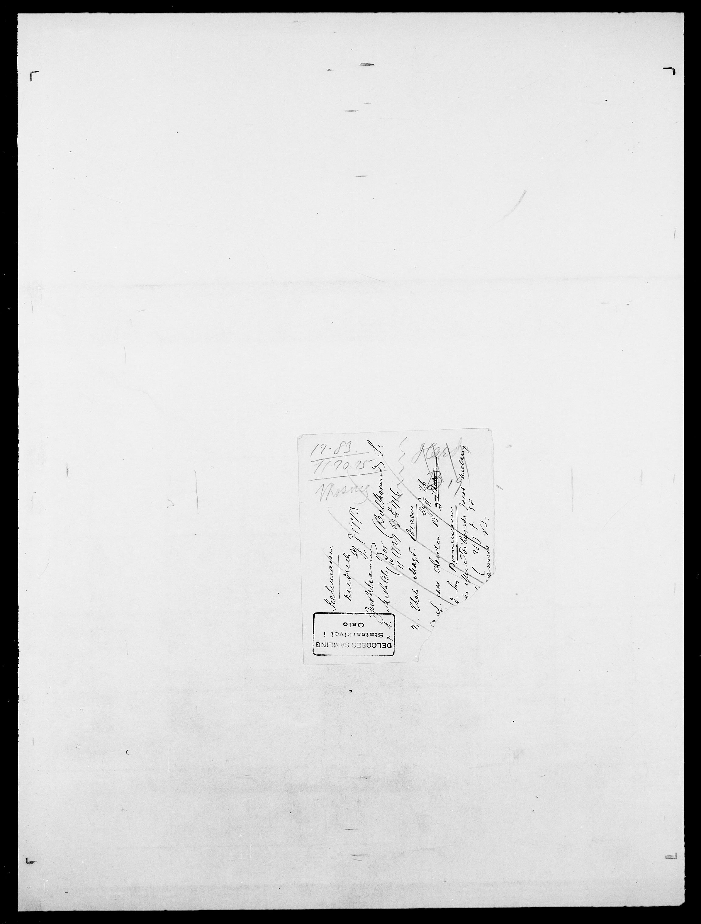 Delgobe, Charles Antoine - samling, AV/SAO-PAO-0038/D/Da/L0020: Irgens - Kjøsterud, s. 845