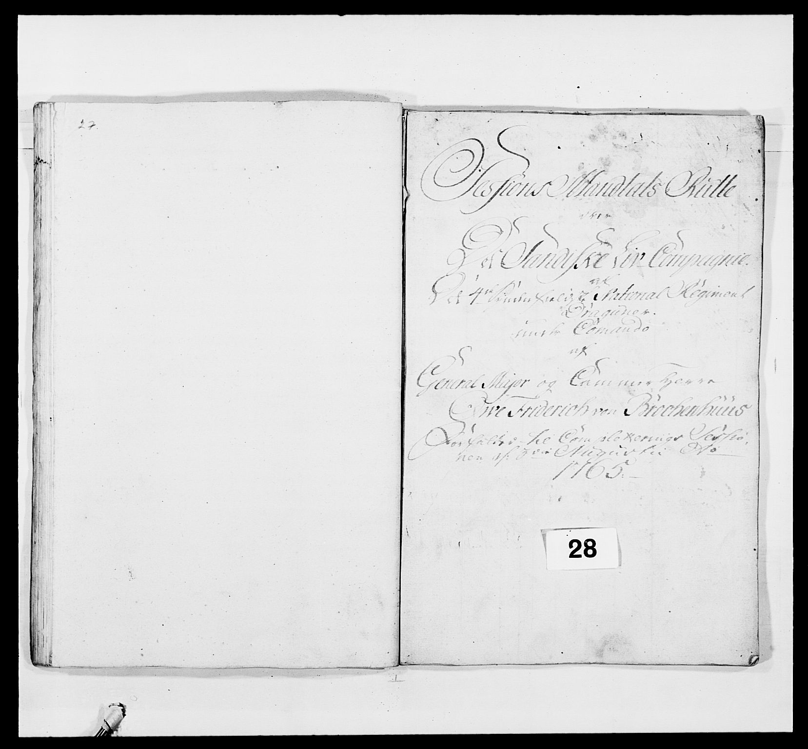 Kommanderende general (KG I) med Det norske krigsdirektorium, AV/RA-EA-5419/E/Ea/L0481: 4. Sønnafjelske dragonregiment, 1756-1765, s. 412