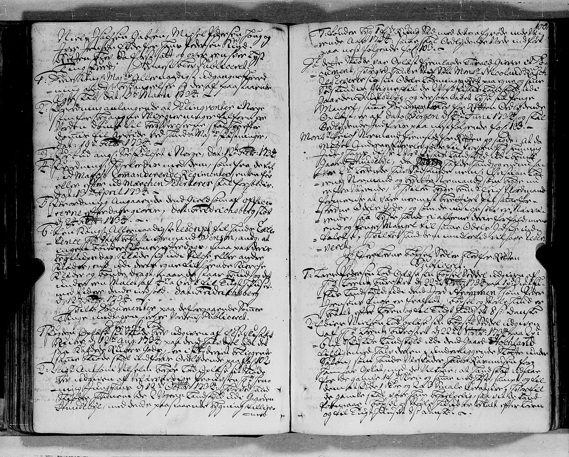 Sorenskriveren i Senja (-1755), SATØ/S-0260, 1731-1741, s. 99b-100a
