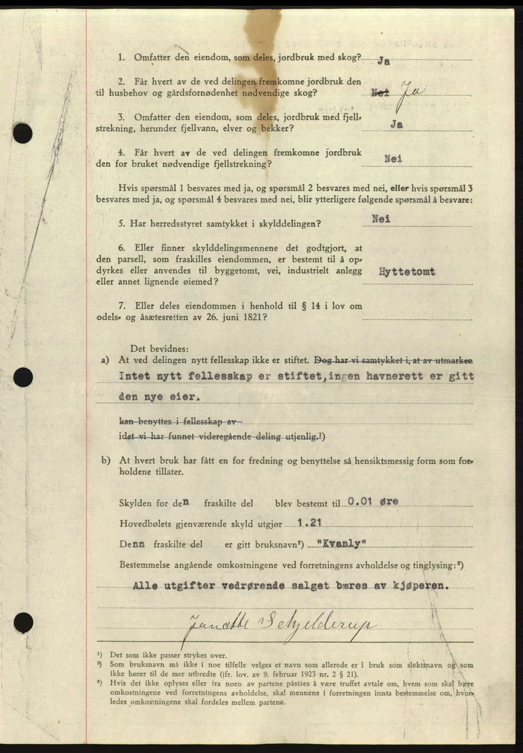 Salten sorenskriveri, AV/SAT-A-4578/1/2/2C: Pantebok nr. A14-15, 1943-1945, Dagboknr: 2334/1944