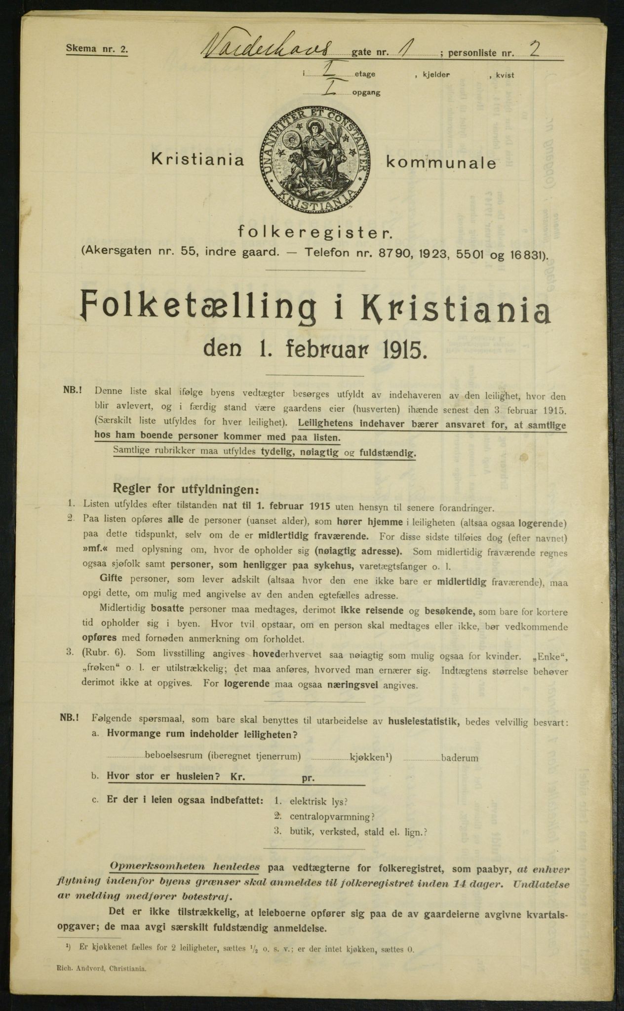 OBA, Kommunal folketelling 1.2.1915 for Kristiania, 1915, s. 71829