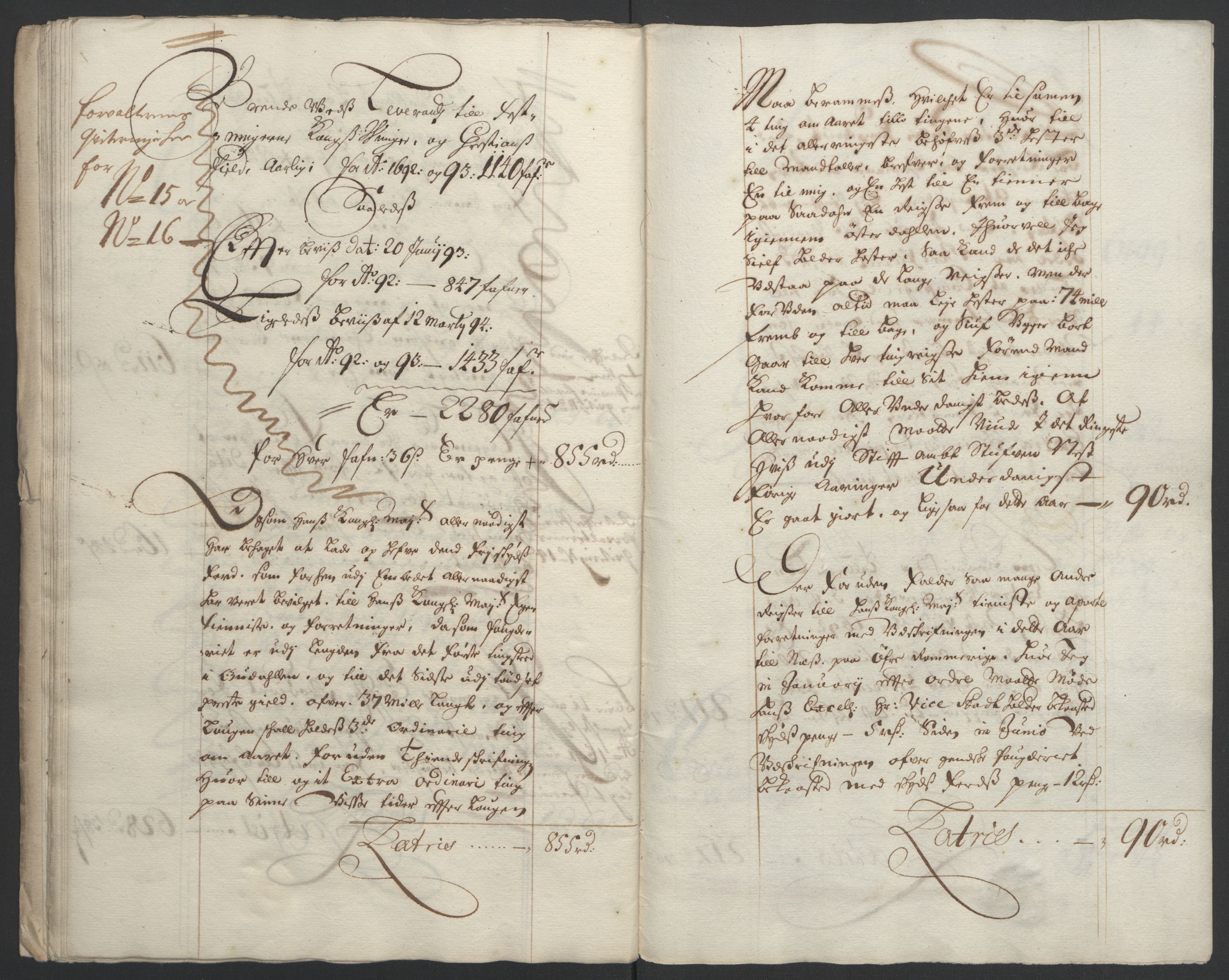 Rentekammeret inntil 1814, Reviderte regnskaper, Fogderegnskap, RA/EA-4092/R13/L0831: Fogderegnskap Solør, Odal og Østerdal, 1693, s. 28