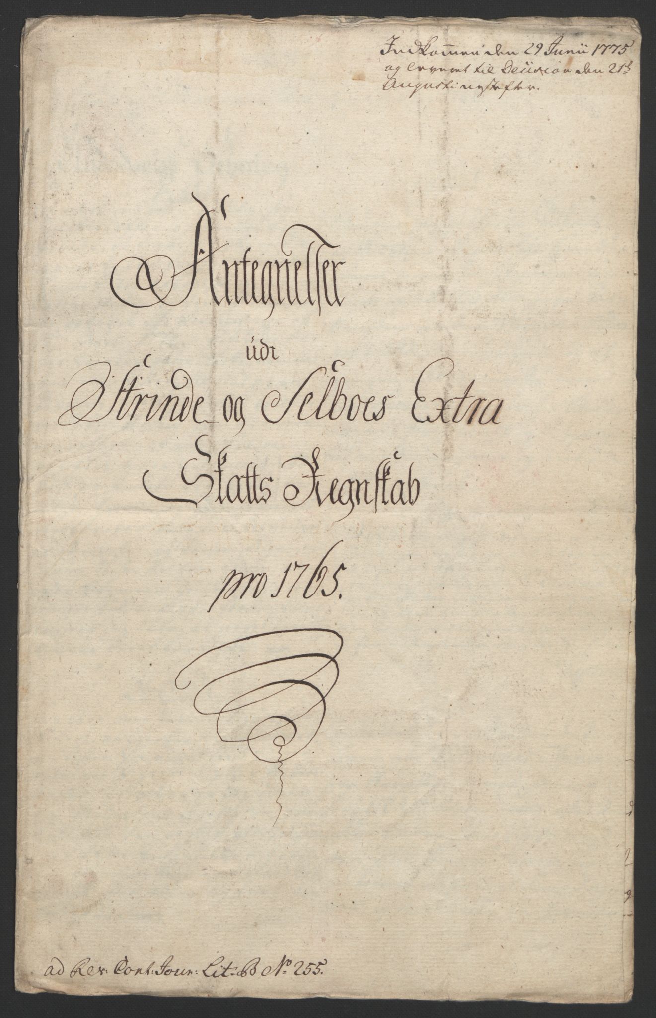 Rentekammeret inntil 1814, Reviderte regnskaper, Fogderegnskap, RA/EA-4092/R61/L4180: Ekstraskatten Strinda og Selbu, 1762-1767, s. 231