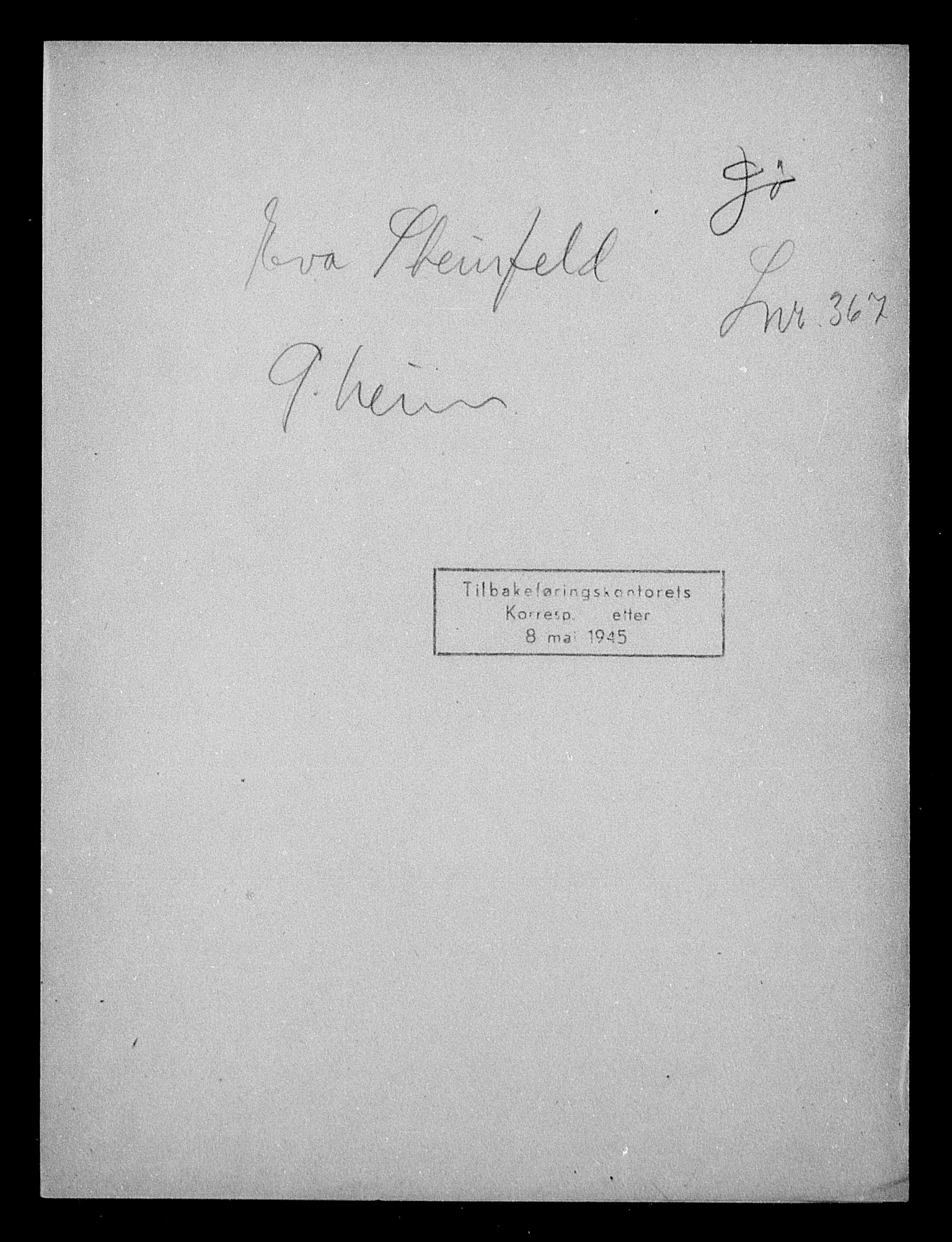 Justisdepartementet, Tilbakeføringskontoret for inndratte formuer, AV/RA-S-1564/H/Hc/Hca/L0908: --, 1945-1947, s. 316