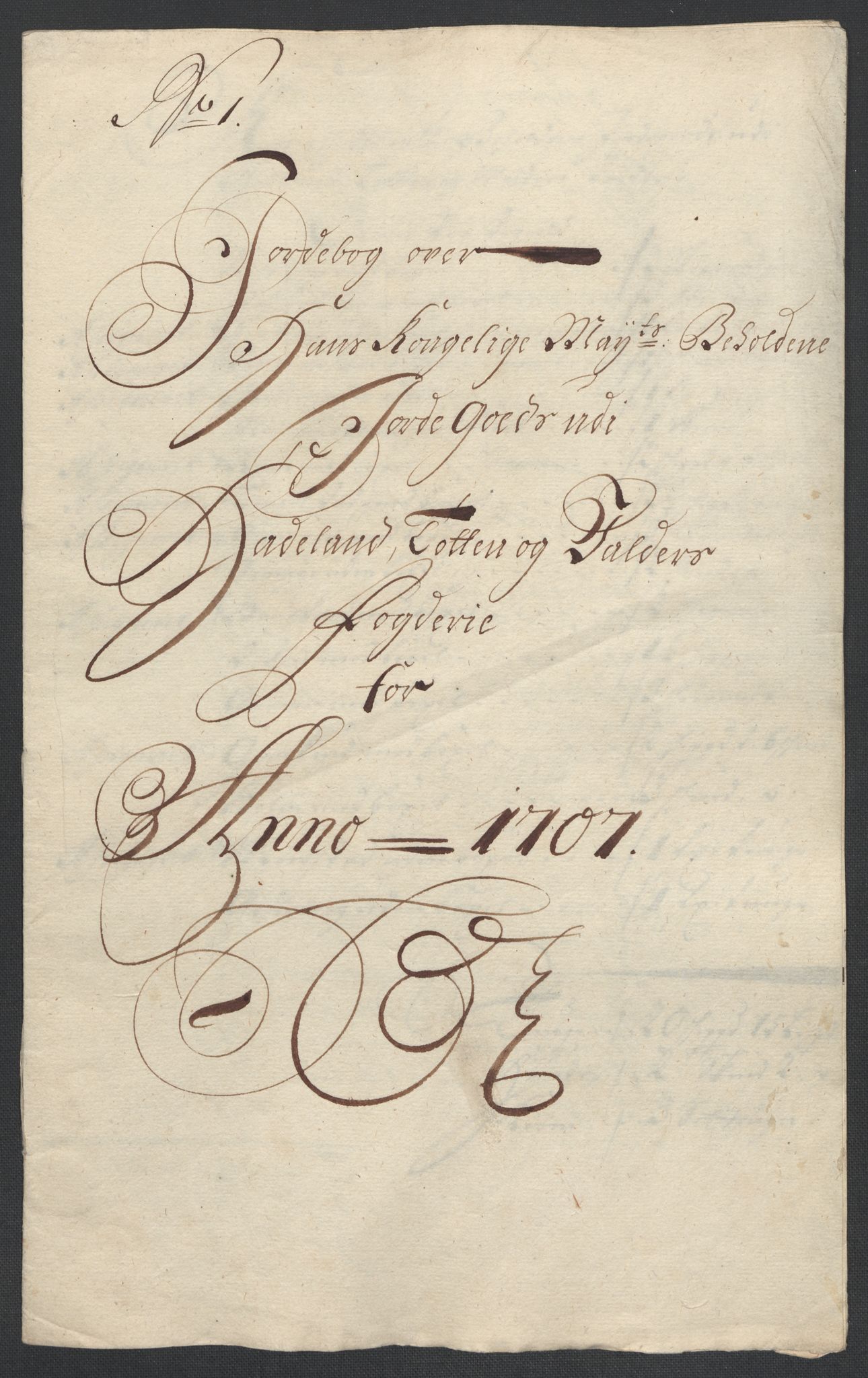 Rentekammeret inntil 1814, Reviderte regnskaper, Fogderegnskap, RA/EA-4092/R18/L1305: Fogderegnskap Hadeland, Toten og Valdres, 1707-1708, s. 16