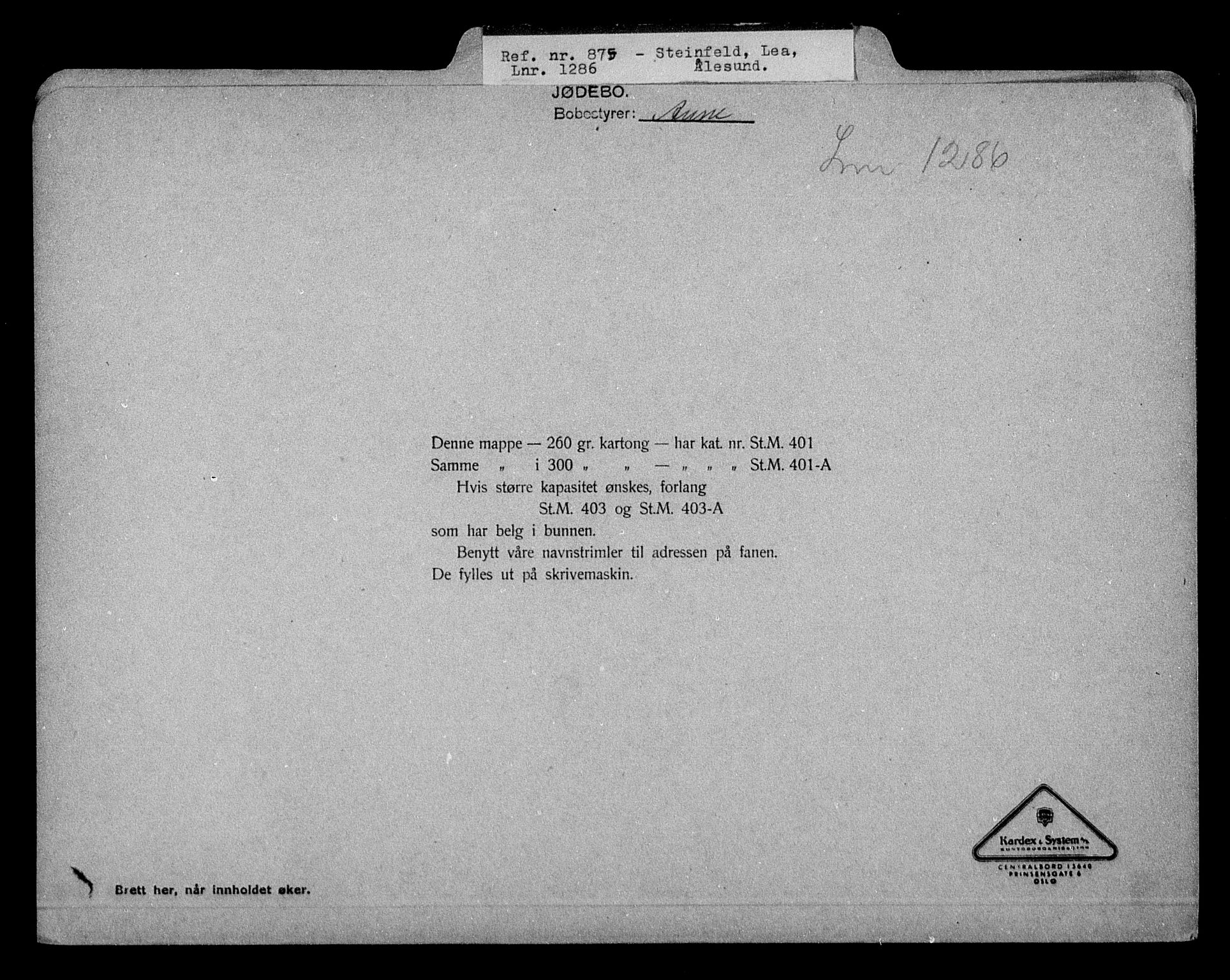 Justisdepartementet, Tilbakeføringskontoret for inndratte formuer, AV/RA-S-1564/H/Hc/Hcb/L0916: --, 1945-1947, s. 761