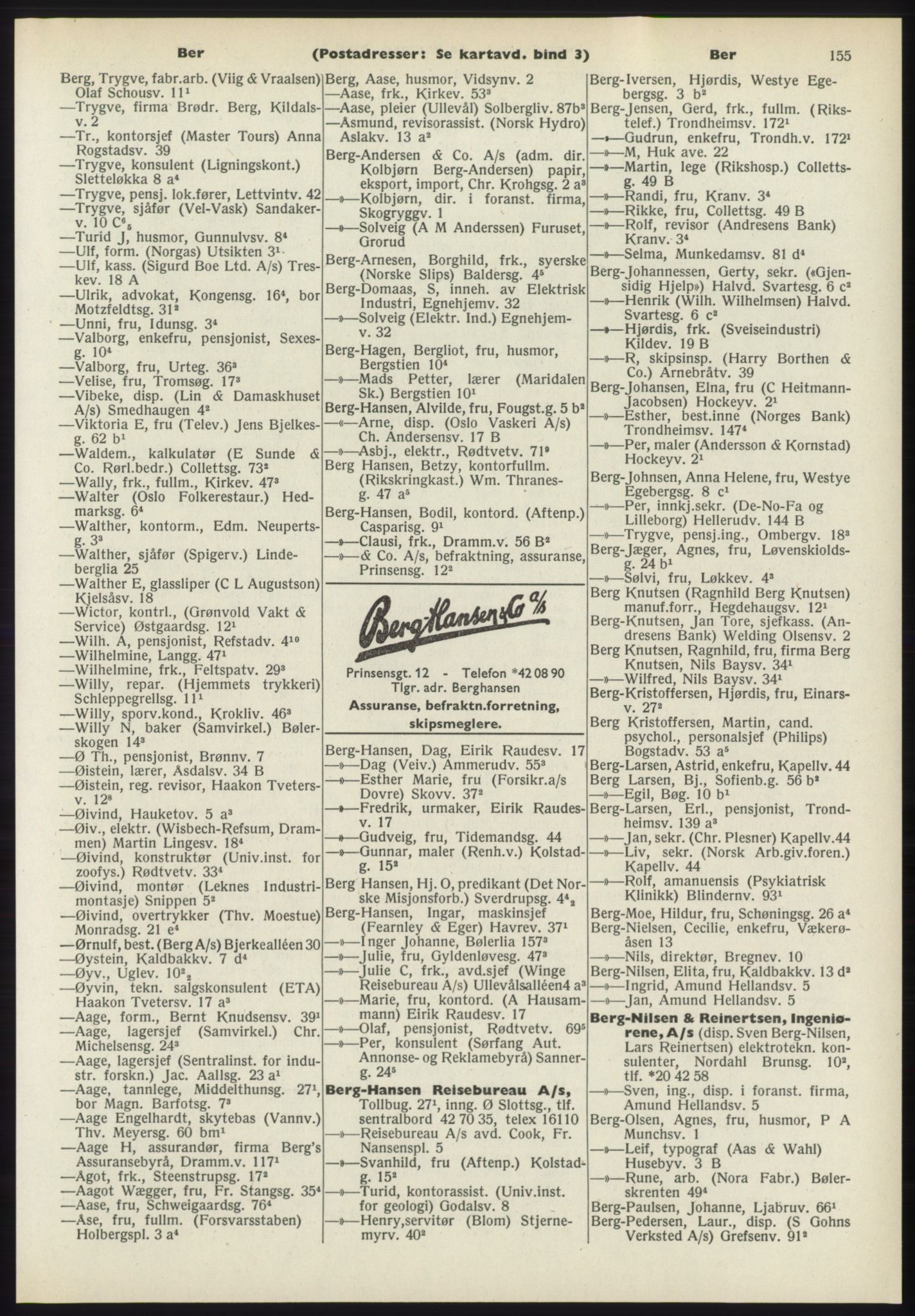 Kristiania/Oslo adressebok, PUBL/-, 1970-1971, s. 155