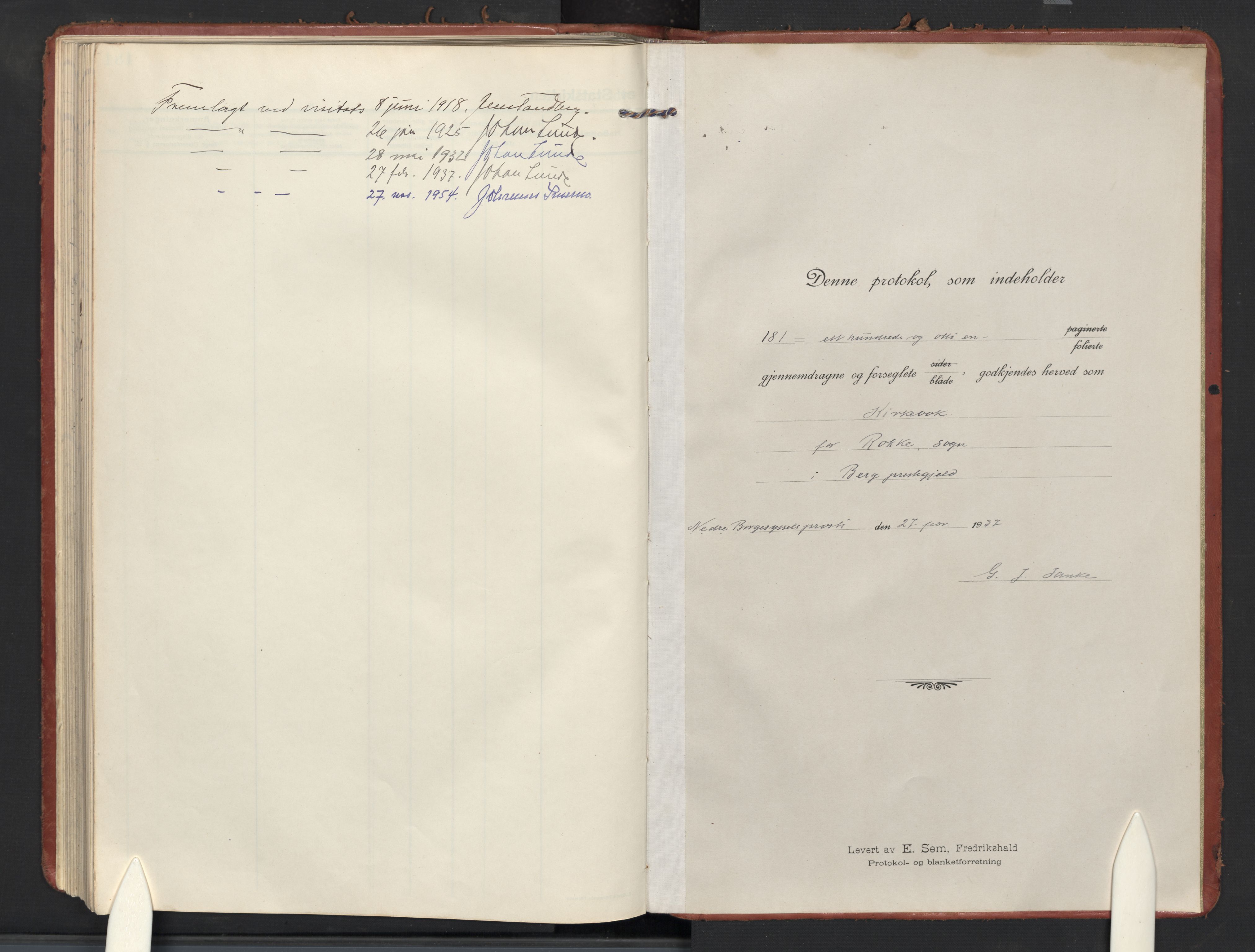 Berg prestekontor Kirkebøker, AV/SAO-A-10902/F/Fc/L0004: Ministerialbok nr. III 4, 1917-1939
