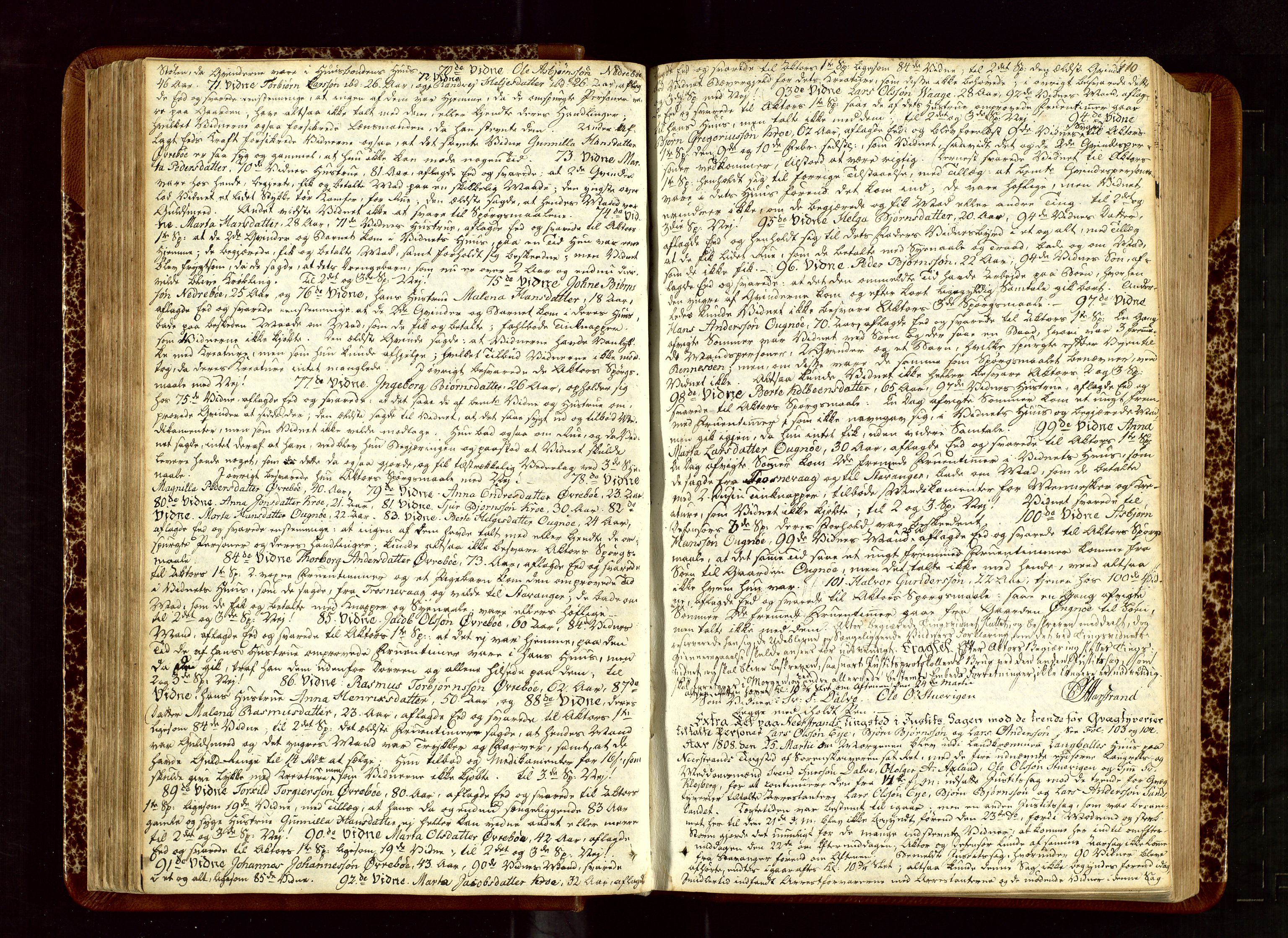 Ryfylke tingrett, AV/SAST-A-100055/001/I/IB/IB0/L0002: Tingbok Ryfylke, 1807-1808, s. 109b-110a
