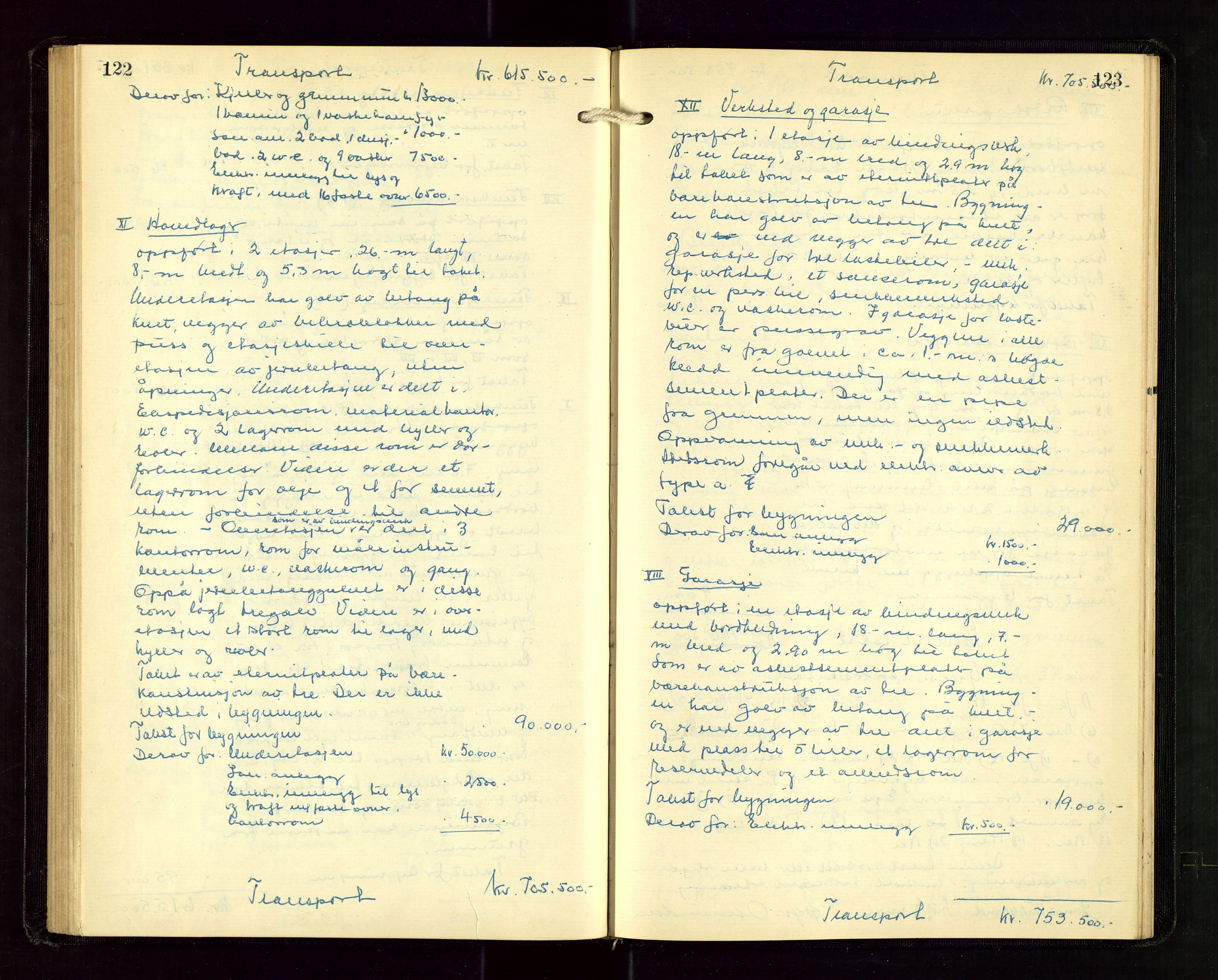 Høle og Forsand lensmannskontor, AV/SAST-A-100127/Goa/L0003: "Brandtakstprotokoll", 1936-1953, s. 122-123