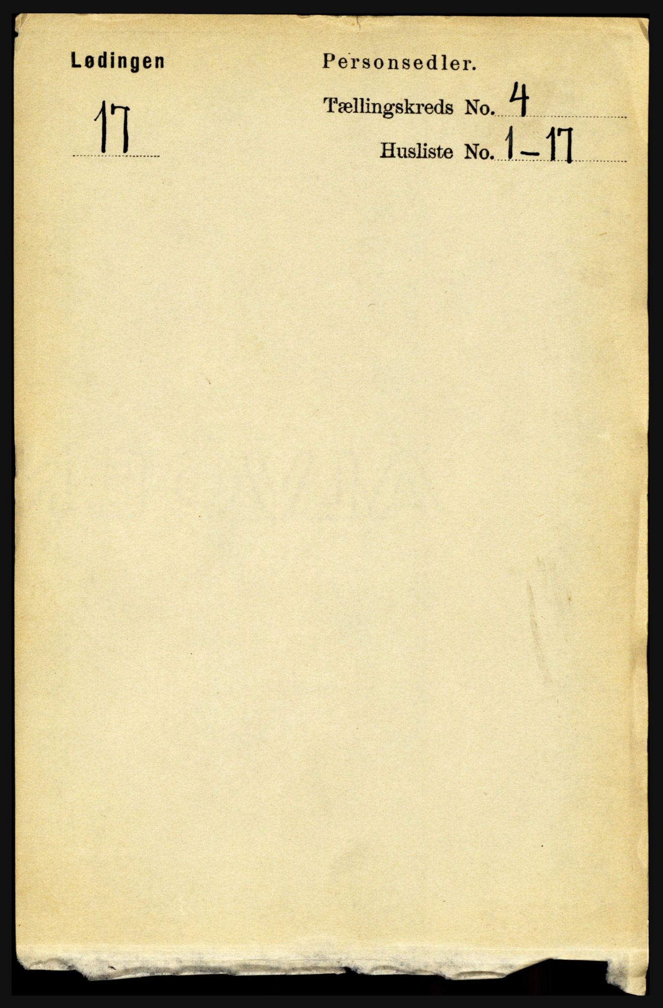 RA, Folketelling 1891 for 1851 Lødingen herred, 1891, s. 1931