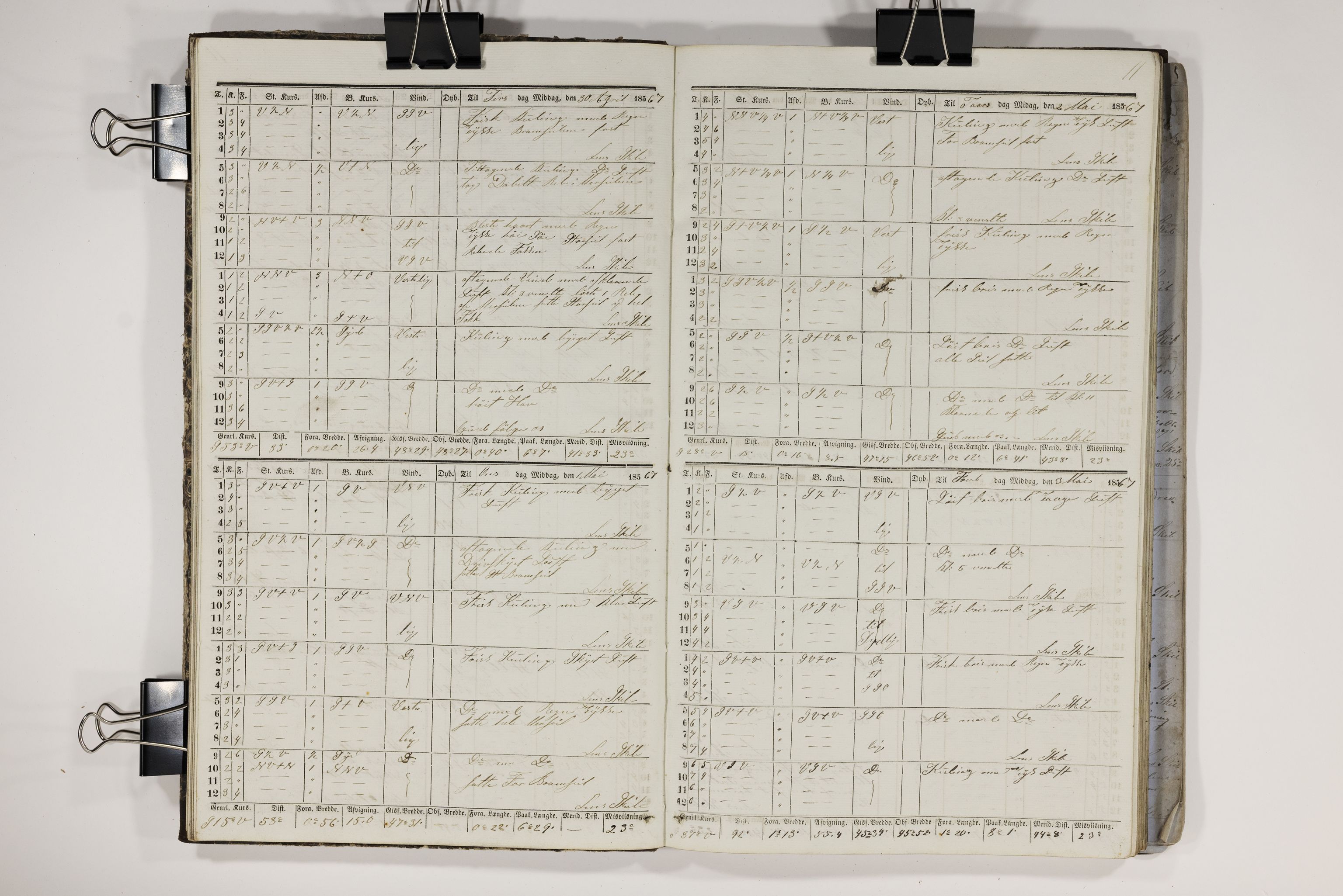 Blehr/ Kjellestad, TEMU/TGM-A-1212/E/Ee/L0001: Jurnal for skib Irene, 1867-1869, s. 15