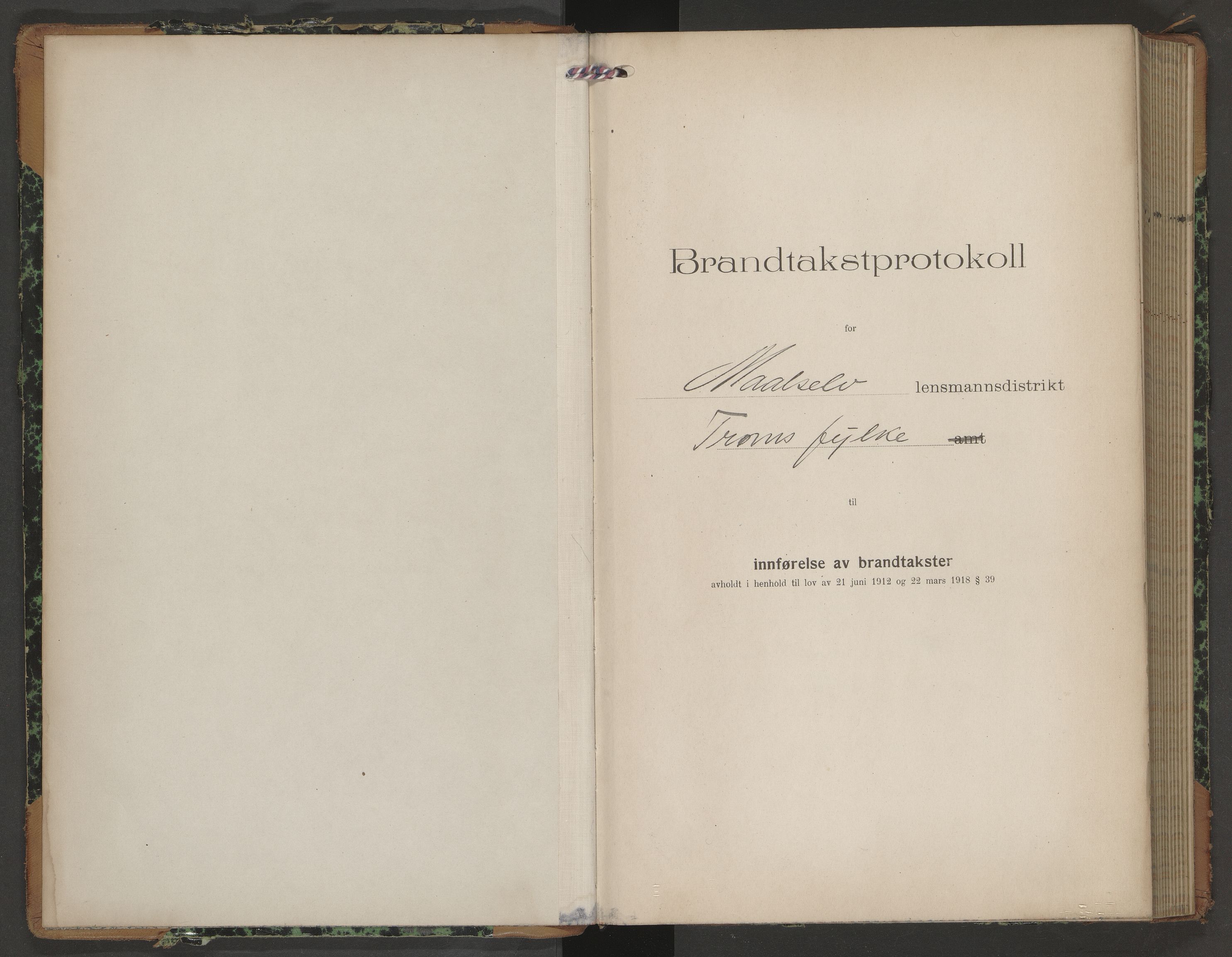 Målselv lensmannskontor, AV/SATØ-SATØ-68/F/Fp/Fpb/L0264: Branntakstprotokoll, 1919-1920