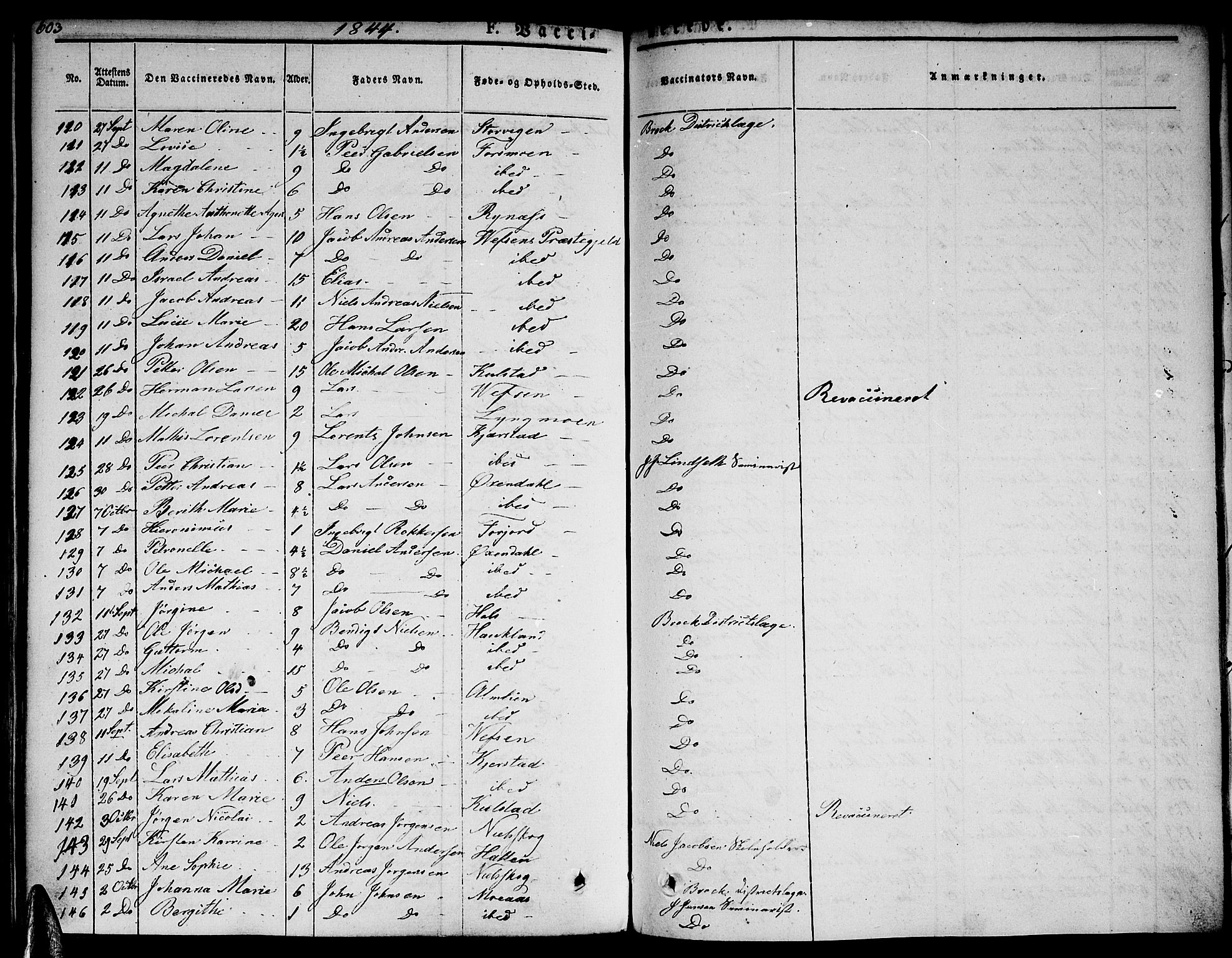 Ministerialprotokoller, klokkerbøker og fødselsregistre - Nordland, AV/SAT-A-1459/820/L0290: Ministerialbok nr. 820A11, 1826-1845, s. 603