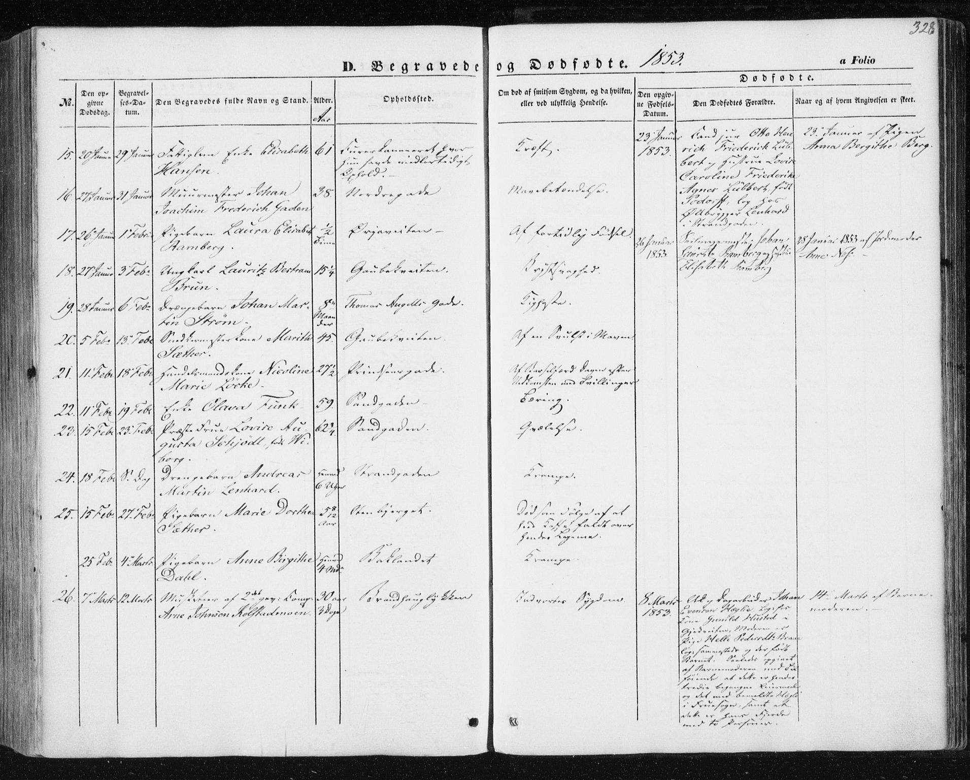 Ministerialprotokoller, klokkerbøker og fødselsregistre - Sør-Trøndelag, SAT/A-1456/602/L0112: Ministerialbok nr. 602A10, 1848-1859, s. 328