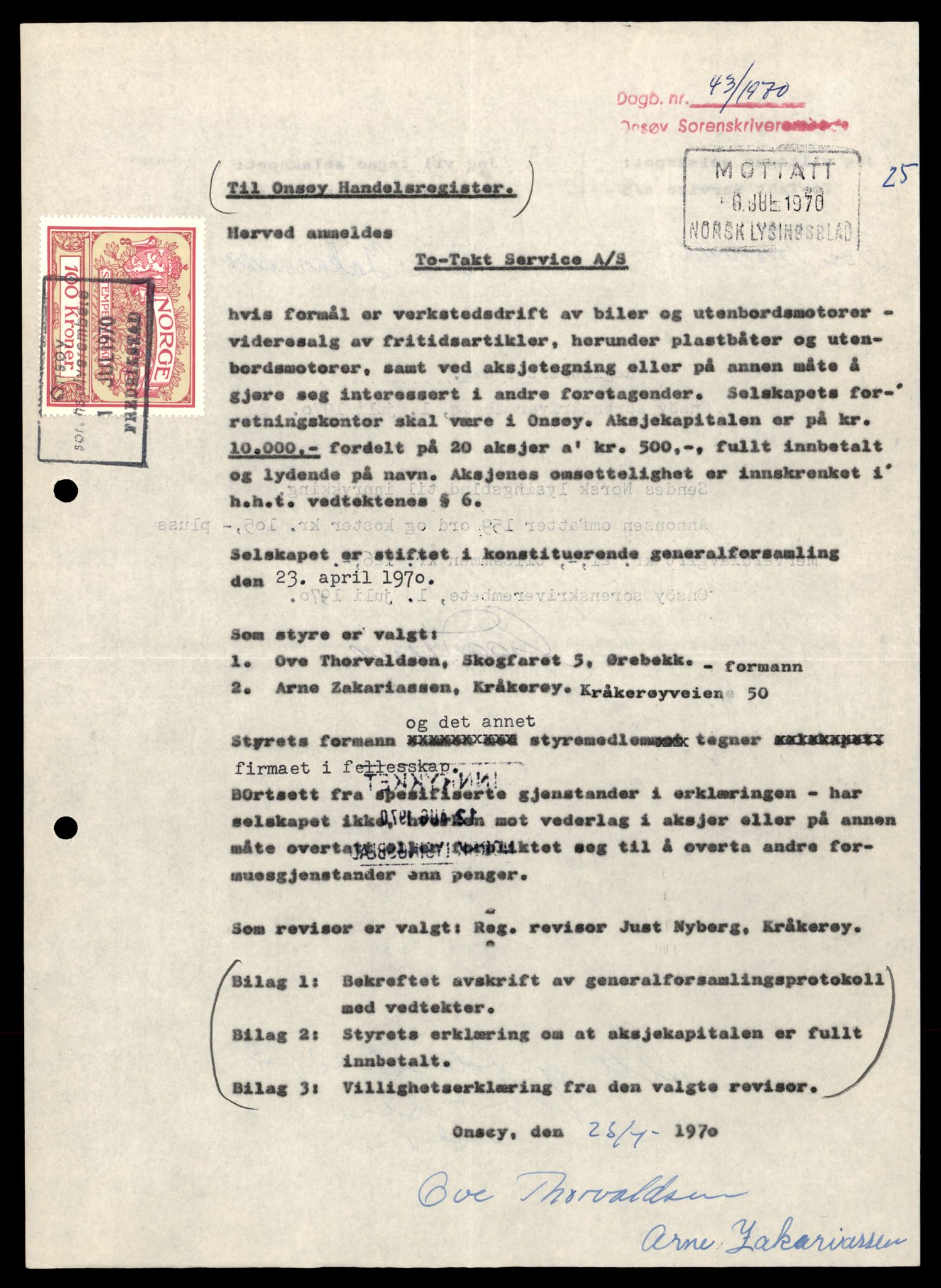 Fredrikstad tingrett, AV/SAT-A-10473/K/Kb/Kbb/L0059: Enkeltmannsforetak, aksjeselskap og andelslag, Tot-Tt, 1944-1990, s. 3