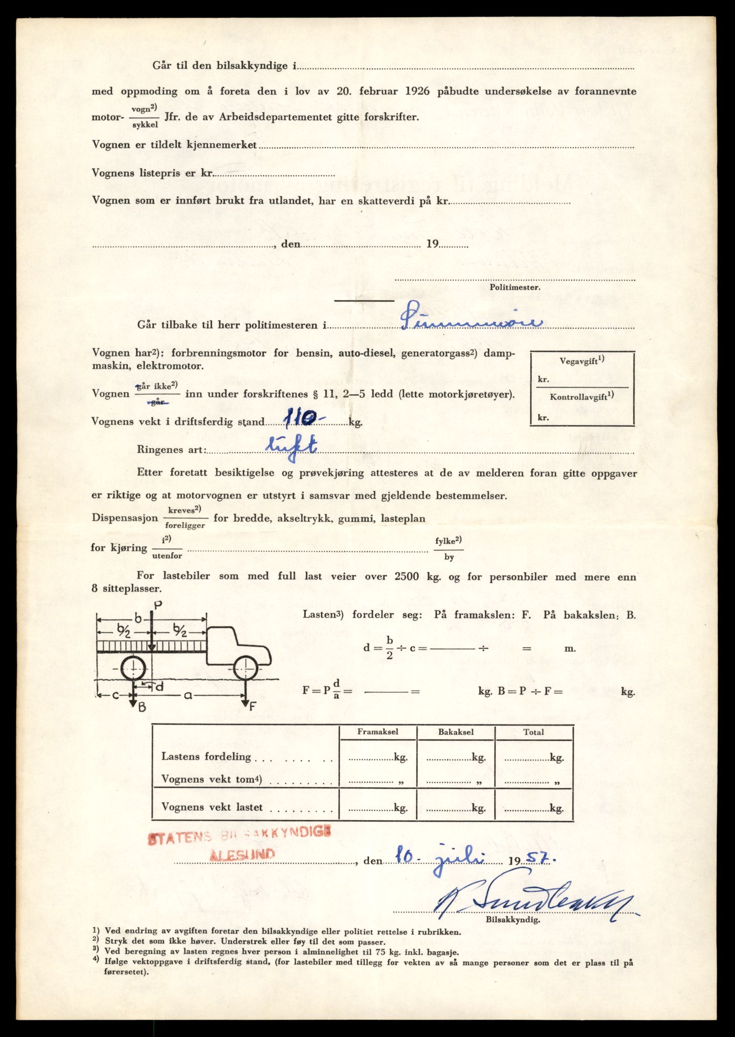 Møre og Romsdal vegkontor - Ålesund trafikkstasjon, AV/SAT-A-4099/F/Fe/L0040: Registreringskort for kjøretøy T 13531 - T 13709, 1927-1998, s. 2216