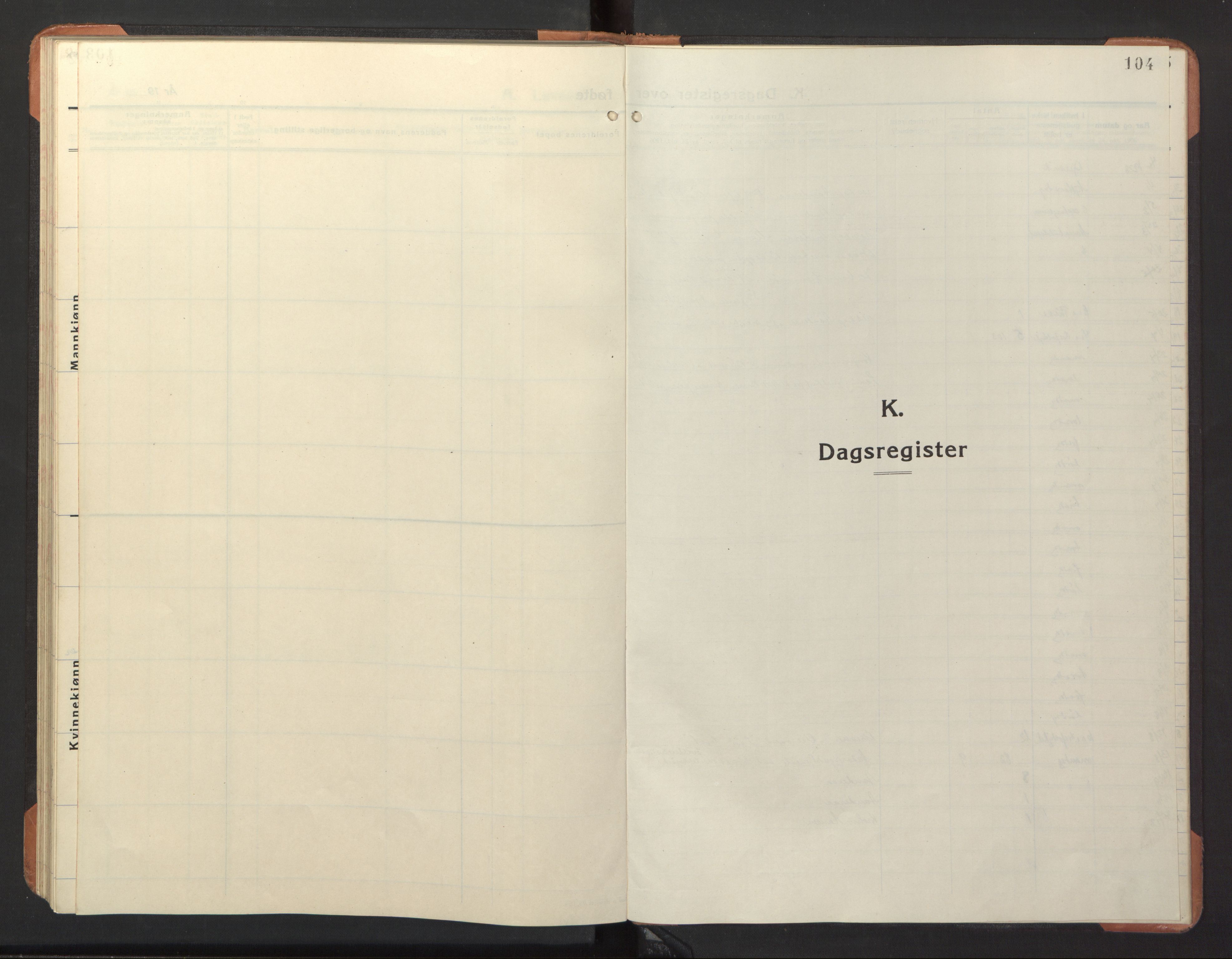 Ministerialprotokoller, klokkerbøker og fødselsregistre - Nordland, SAT/A-1459/868/L0970: Klokkerbok nr. 868C02, 1926-1952, s. 104