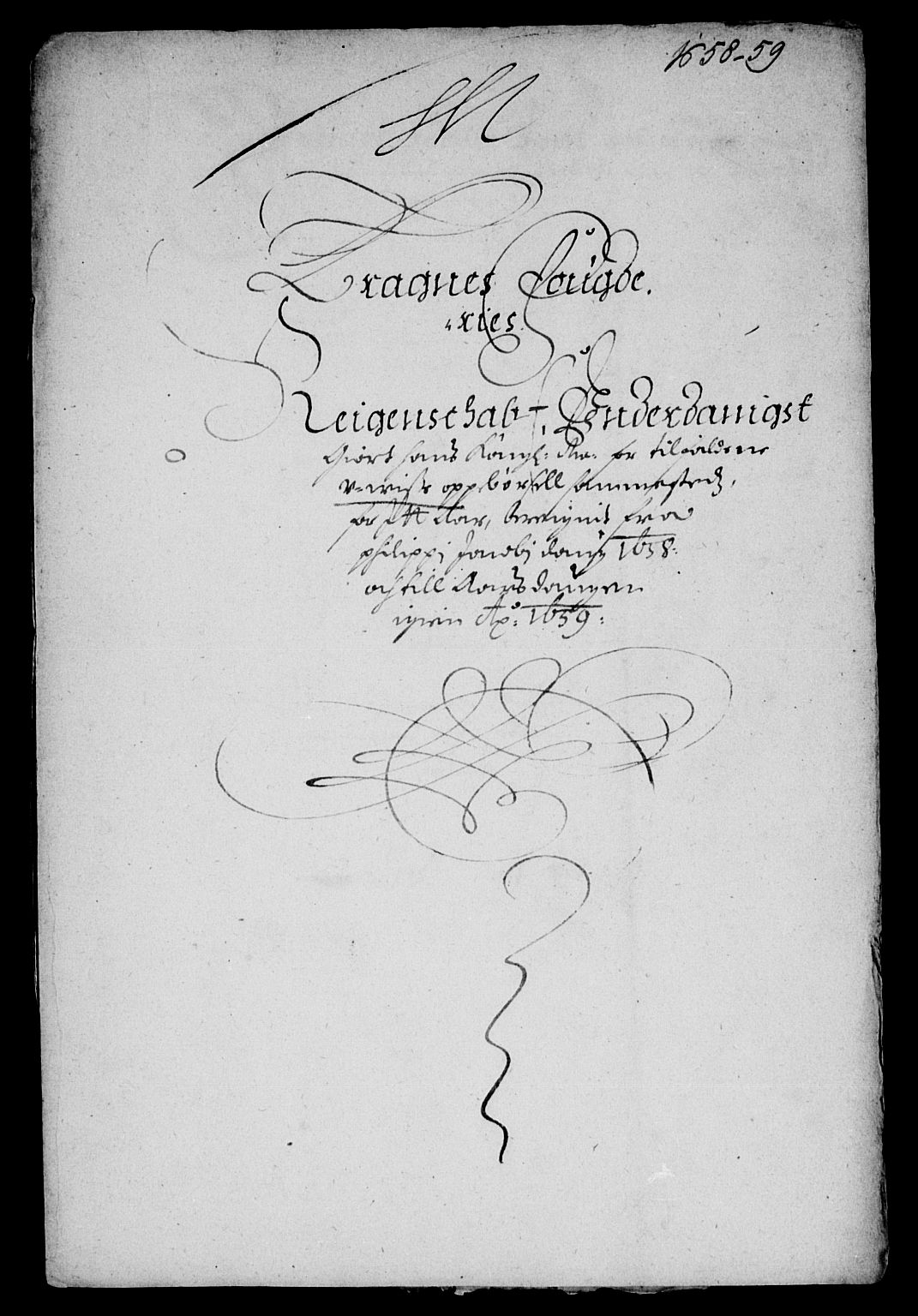 Rentekammeret inntil 1814, Reviderte regnskaper, Lensregnskaper, AV/RA-EA-5023/R/Rb/Rba/L0247: Akershus len, 1658-1659