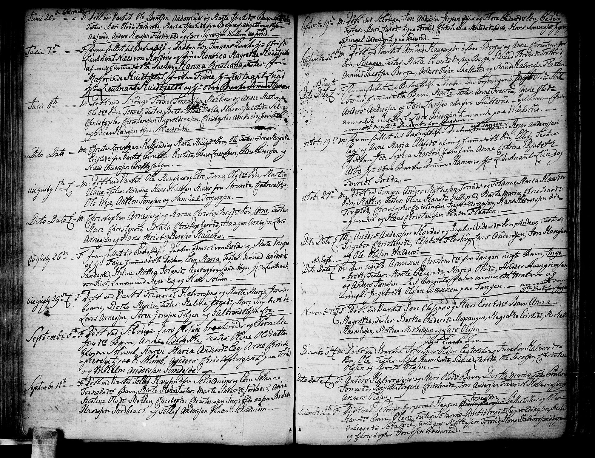 Skoger kirkebøker, SAKO/A-59/F/Fa/L0001: Ministerialbok nr. I 1, 1746-1814, s. 88