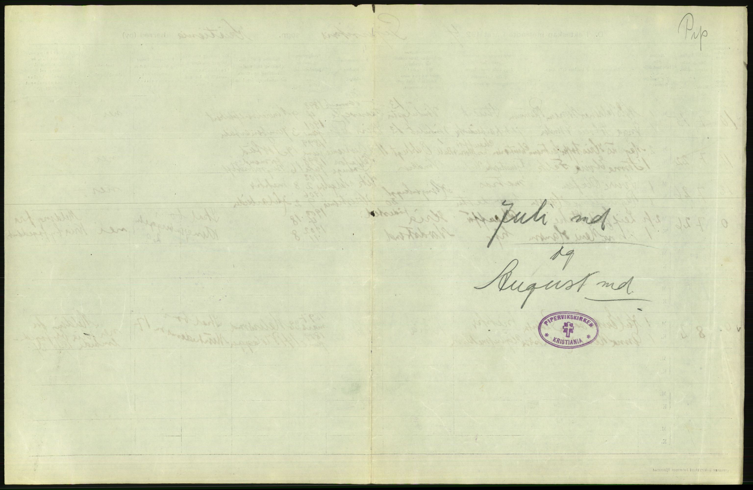 Statistisk sentralbyrå, Sosiodemografiske emner, Befolkning, AV/RA-S-2228/D/Df/Dfc/Dfcd/L0007: Kristiania: Gifte, 1924, s. 683