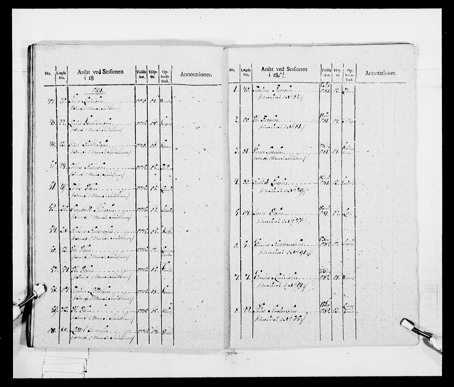 Generalitets- og kommissariatskollegiet, Det kongelige norske kommissariatskollegium, AV/RA-EA-5420/E/Eh/L0047: 2. Akershusiske nasjonale infanteriregiment, 1791-1810, s. 291