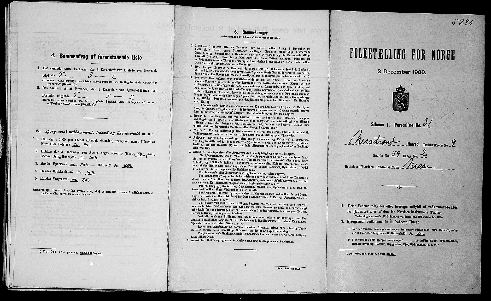 SAST, Folketelling 1900 for 1139 Nedstrand herred, 1900, s. 552