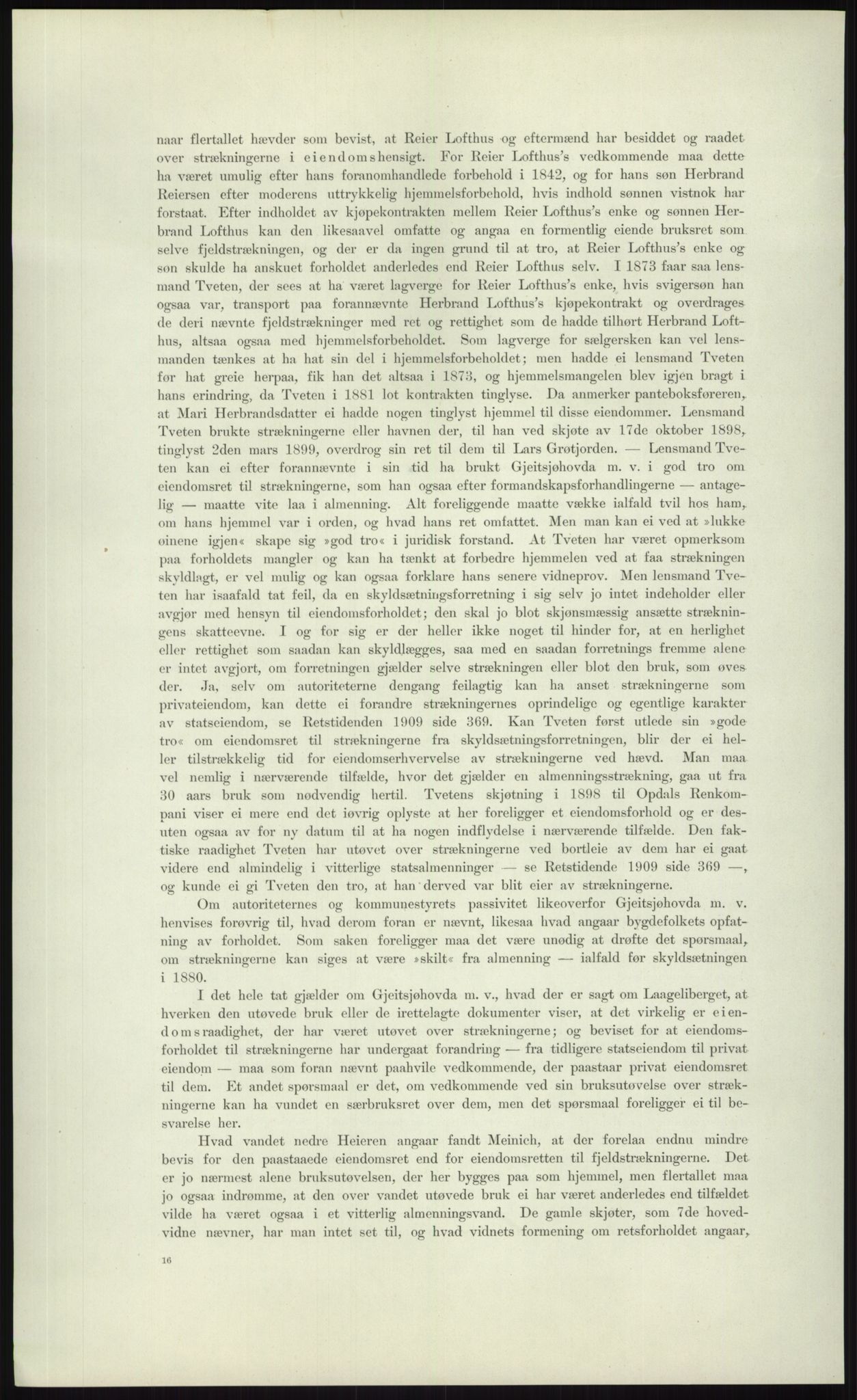 Høyfjellskommisjonen, RA/S-1546/X/Xa/L0001: Nr. 1-33, 1909-1953, s. 909