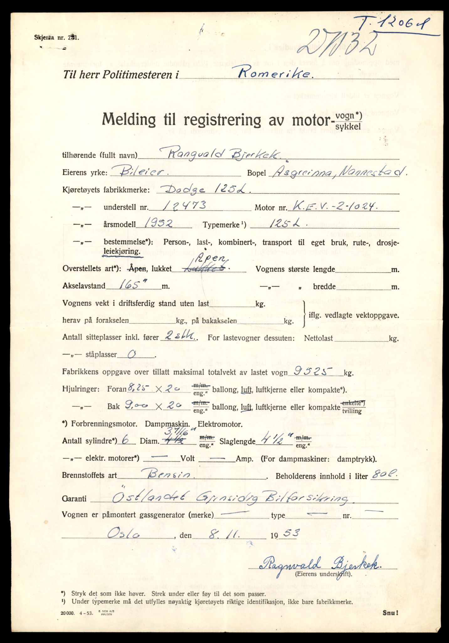 Møre og Romsdal vegkontor - Ålesund trafikkstasjon, AV/SAT-A-4099/F/Fe/L0032: Registreringskort for kjøretøy T 11997 - T 12149, 1927-1998, s. 1647