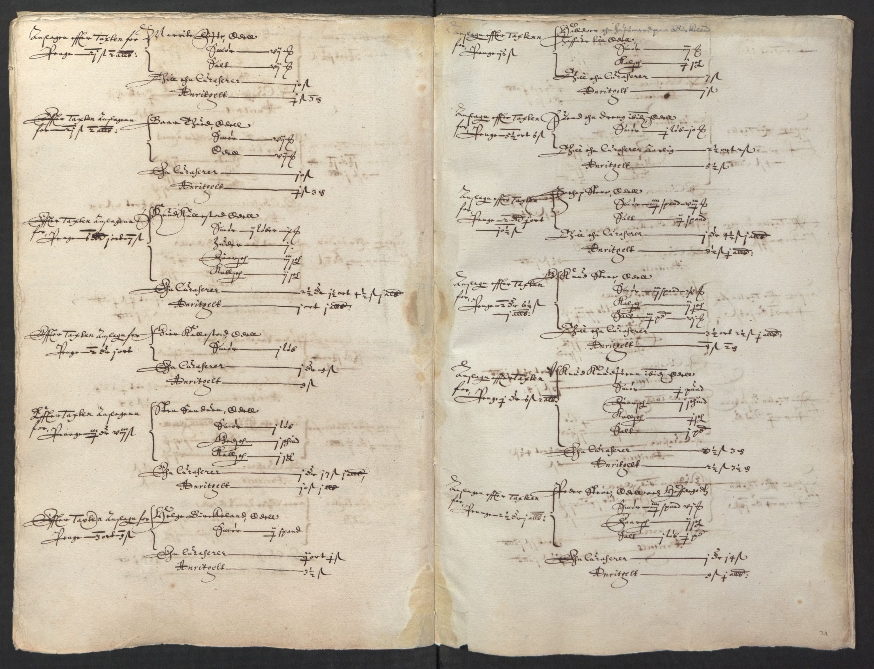 Stattholderembetet 1572-1771, AV/RA-EA-2870/Ek/L0012/0001: Jordebøker til utlikning av rosstjeneste 1624-1626: / Odelsjordebøker for Bergenhus len, 1626, s. 126