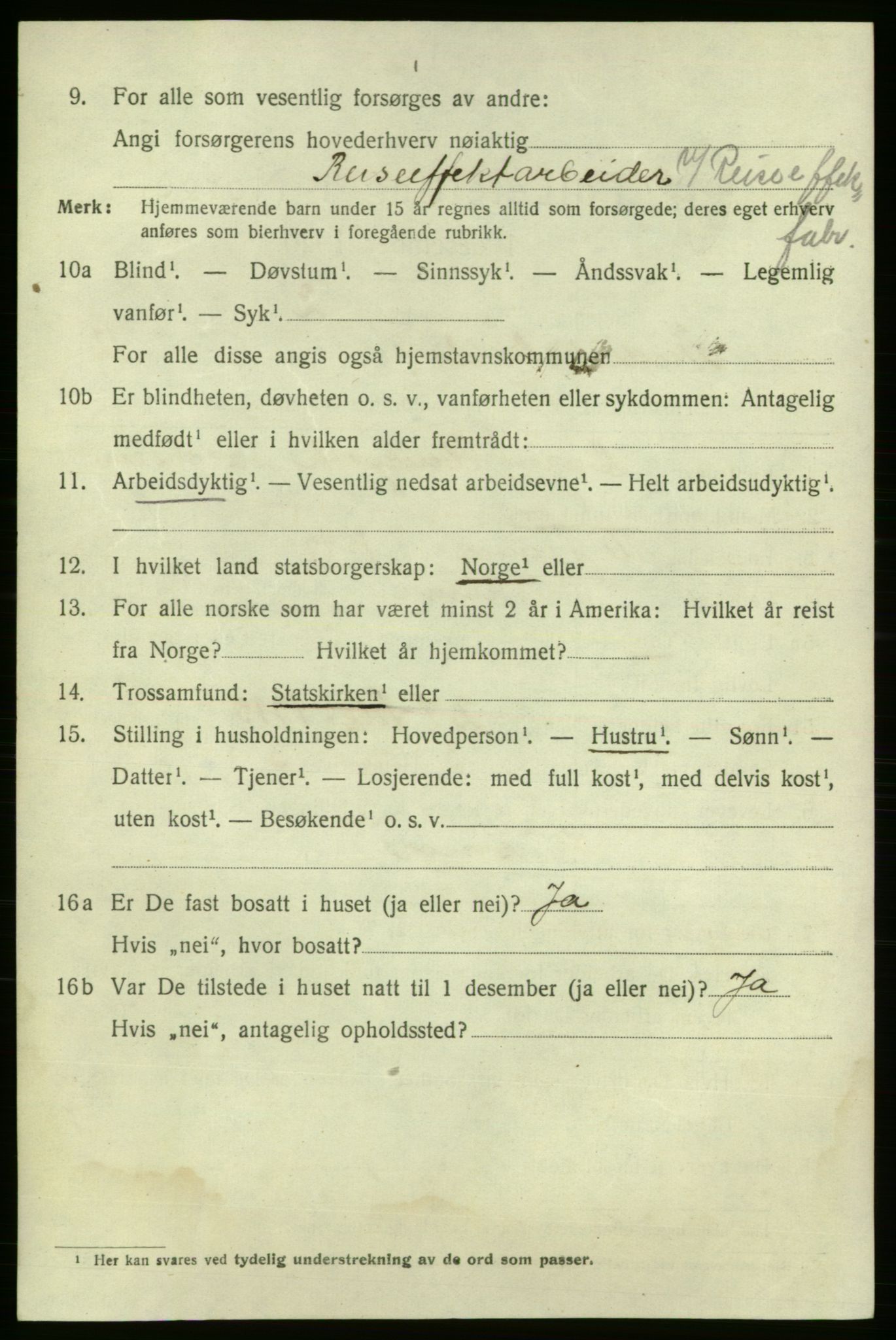 SAO, Folketelling 1920 for 0101 Fredrikshald kjøpstad, 1920, s. 20266