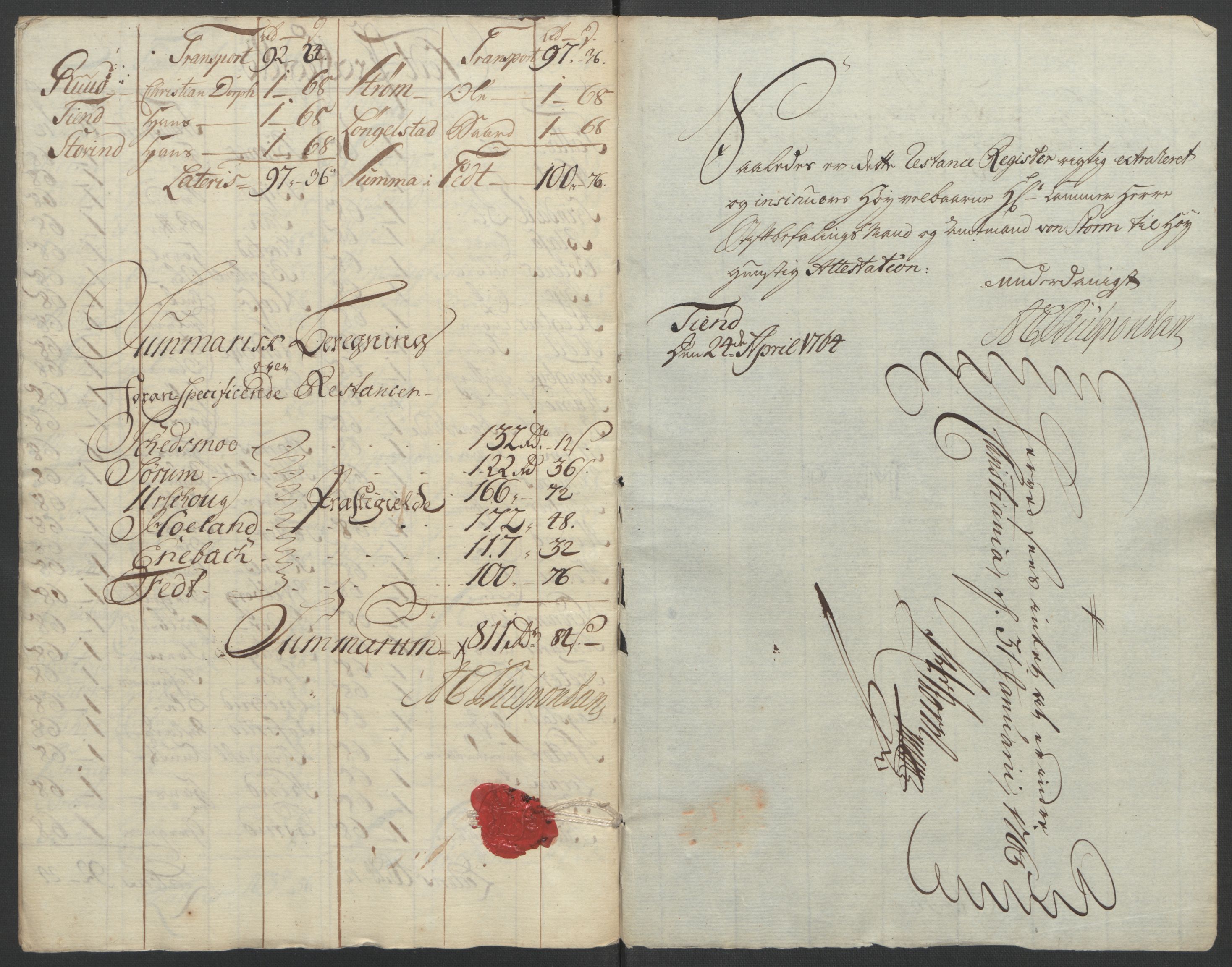 Rentekammeret inntil 1814, Reviderte regnskaper, Fogderegnskap, AV/RA-EA-4092/R11/L0688: Ekstraskatten Nedre Romerike, 1763, s. 347