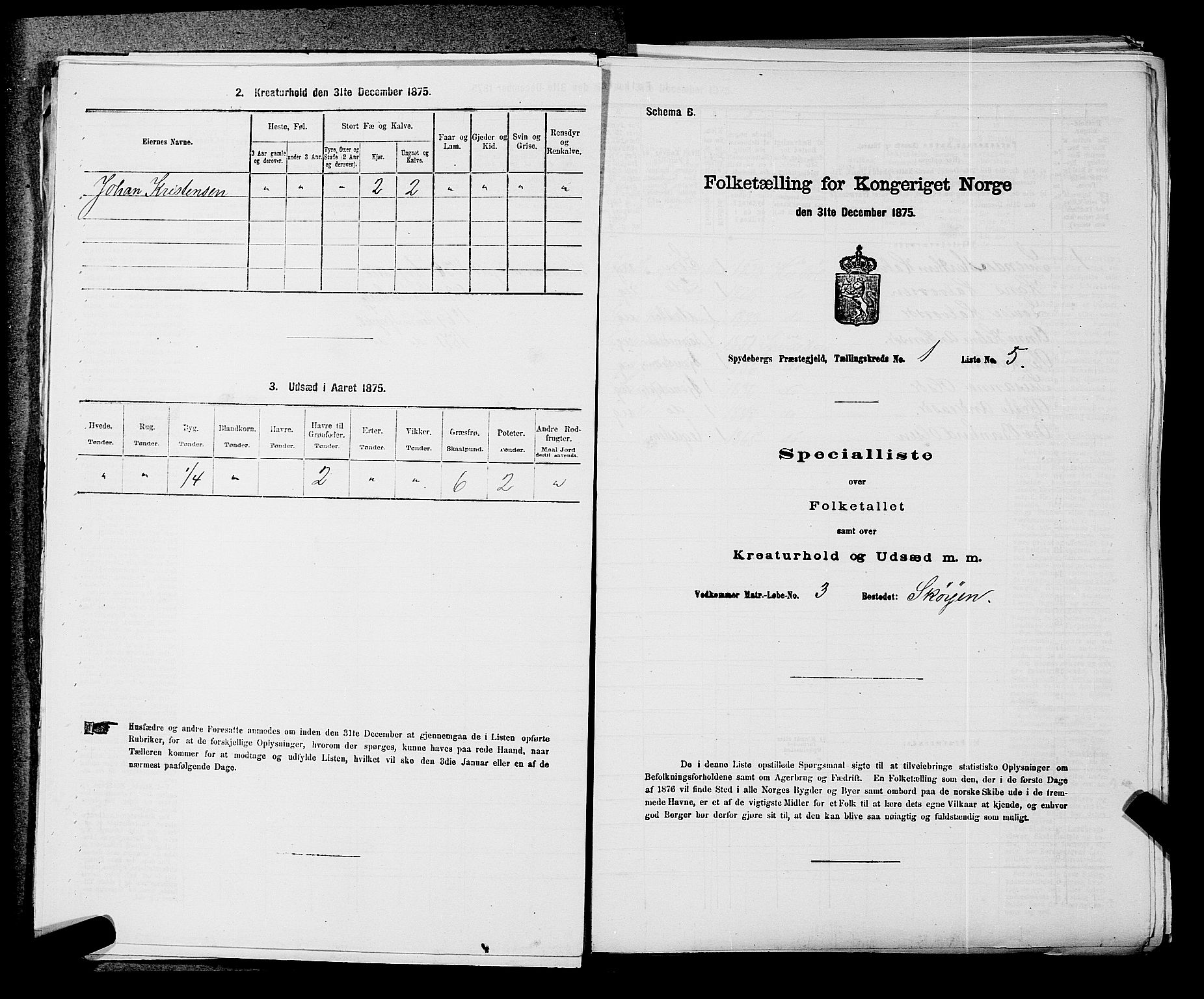RA, Folketelling 1875 for 0123P Spydeberg prestegjeld, 1875, s. 57