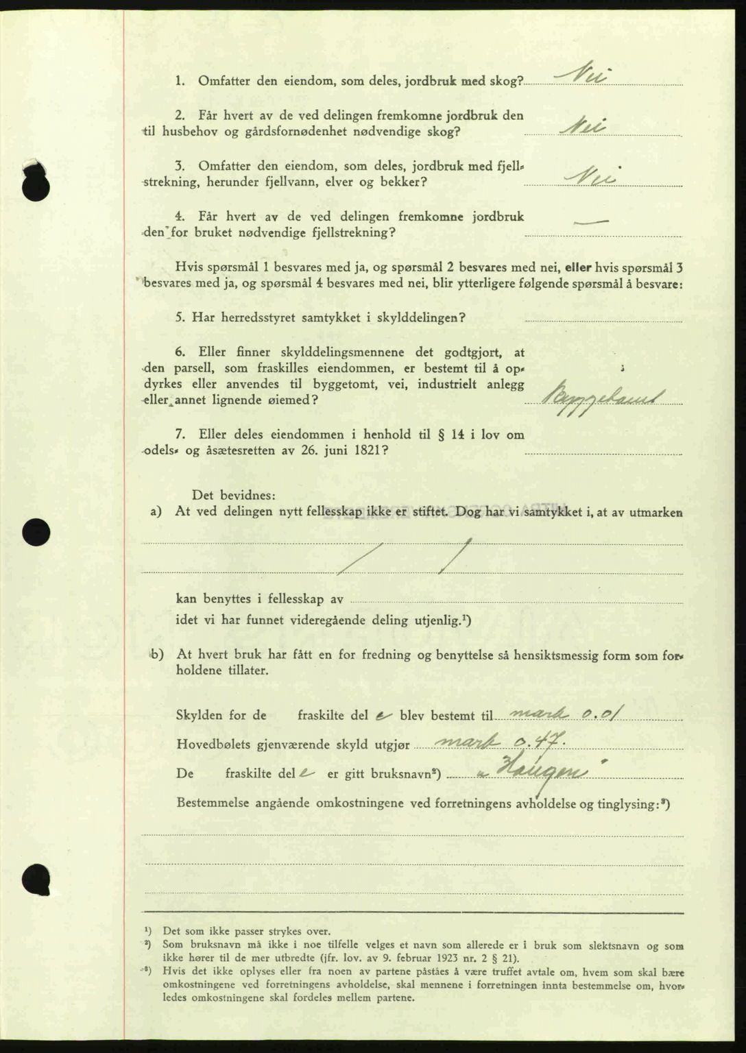 Hitra sorenskriveri, AV/SAT-A-0018/2/2C/2Ca: Pantebok nr. A2, 1943-1945, Dagboknr: 440/1945