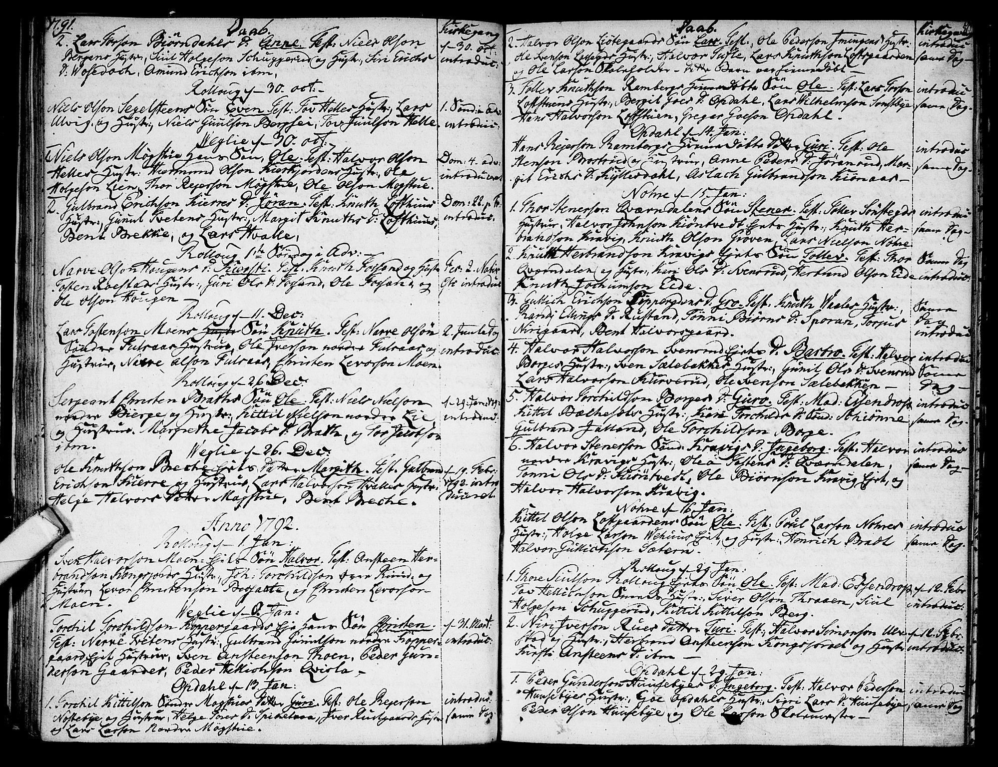 Rollag kirkebøker, SAKO/A-240/F/Fa/L0004: Ministerialbok nr. I 4, 1778-1792, s. 50